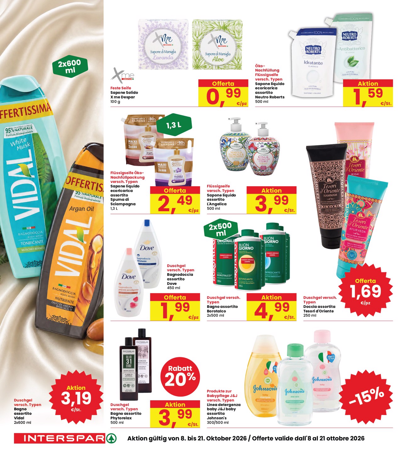 interspar - Volantino attuale di INTERSPAR valido dal giovedì 08/10/2026 al mercoledì 21/10/2026 - page: 36