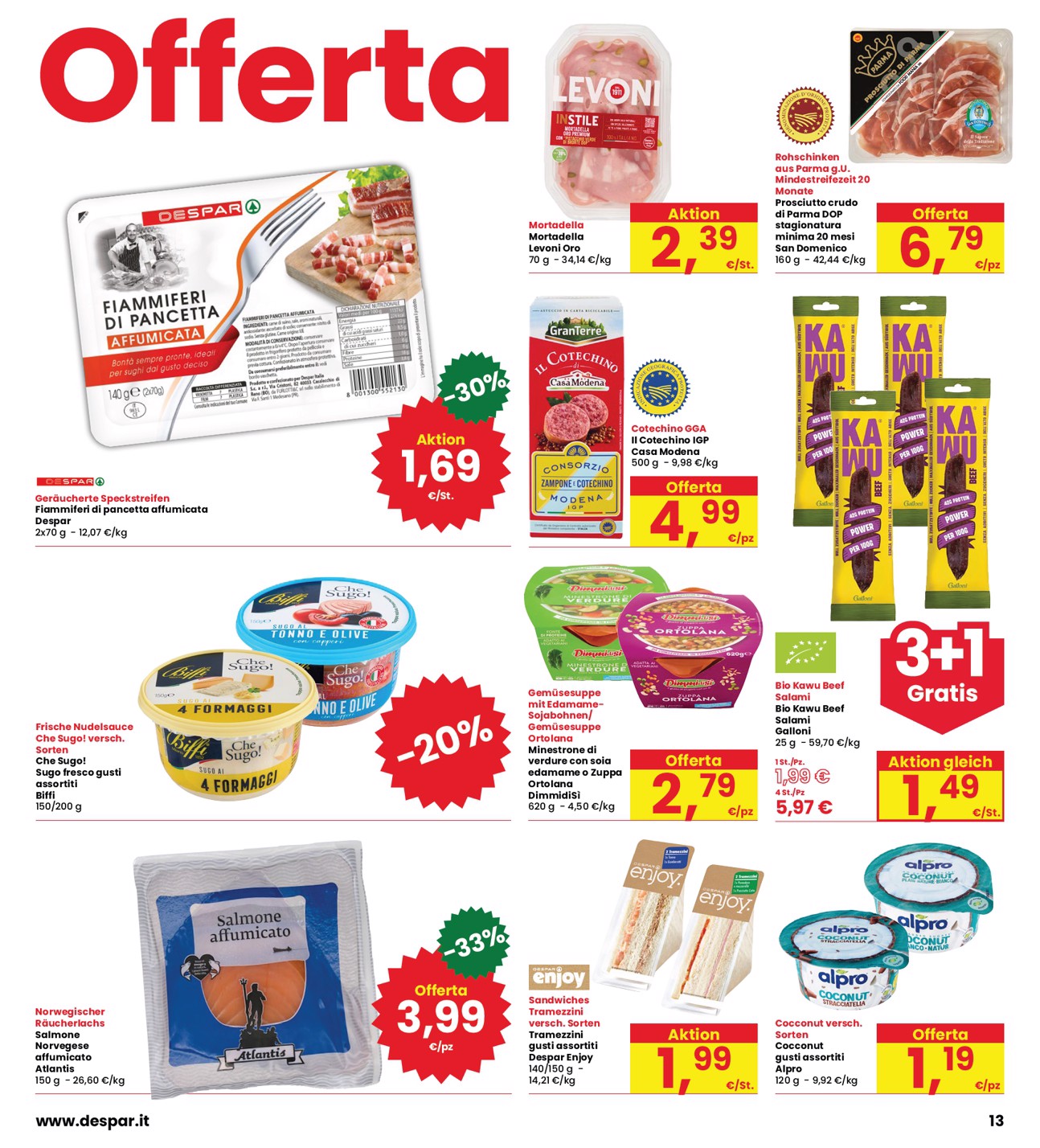 interspar - Volantino attuale di INTERSPAR - Deutch valido dal giovedì 22/10/2026 al mercoledì 04/11/2026 - page: 13