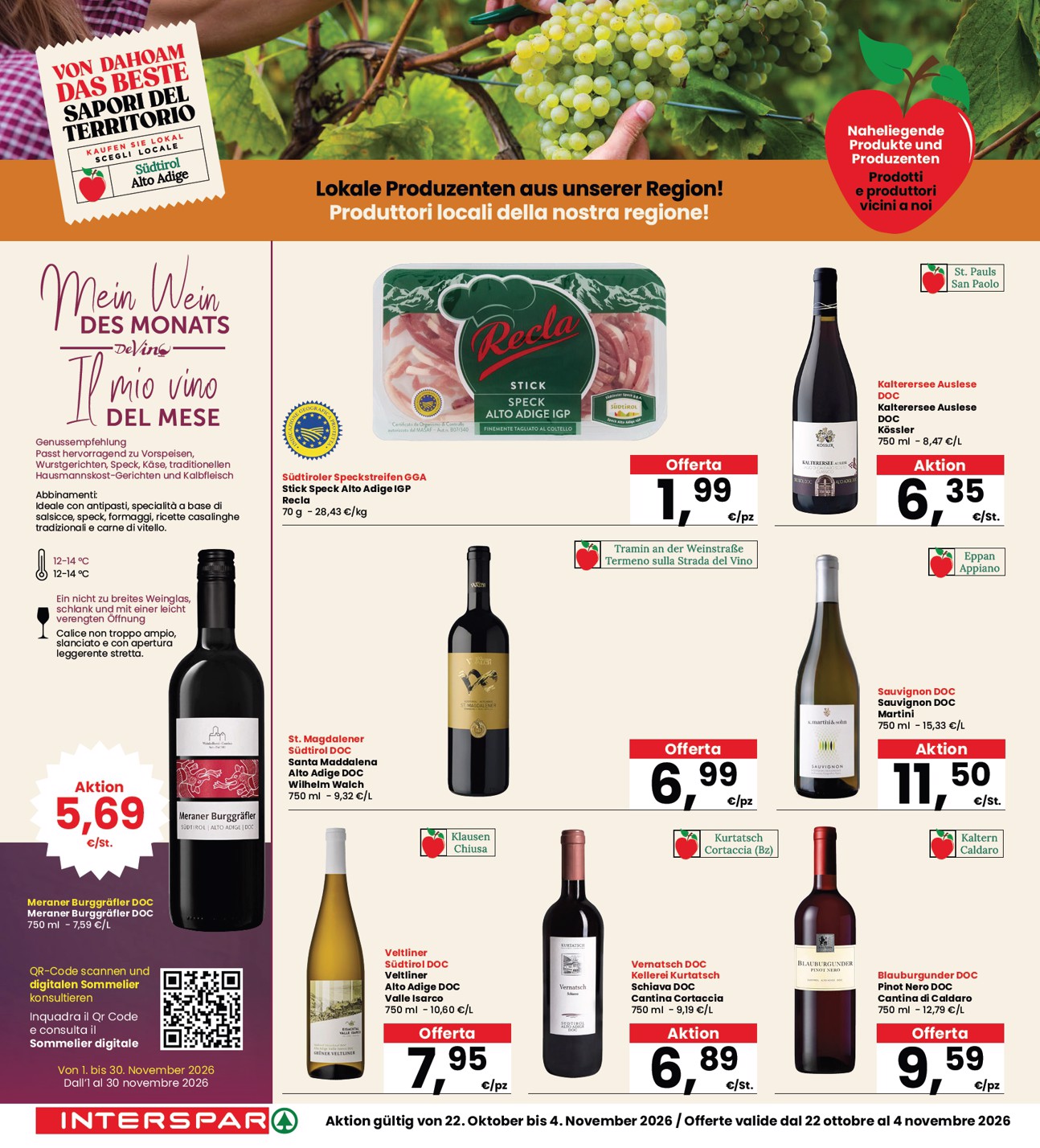 interspar - Volantino attuale di INTERSPAR - Deutch valido dal giovedì 22/10/2026 al mercoledì 04/11/2026 - page: 8