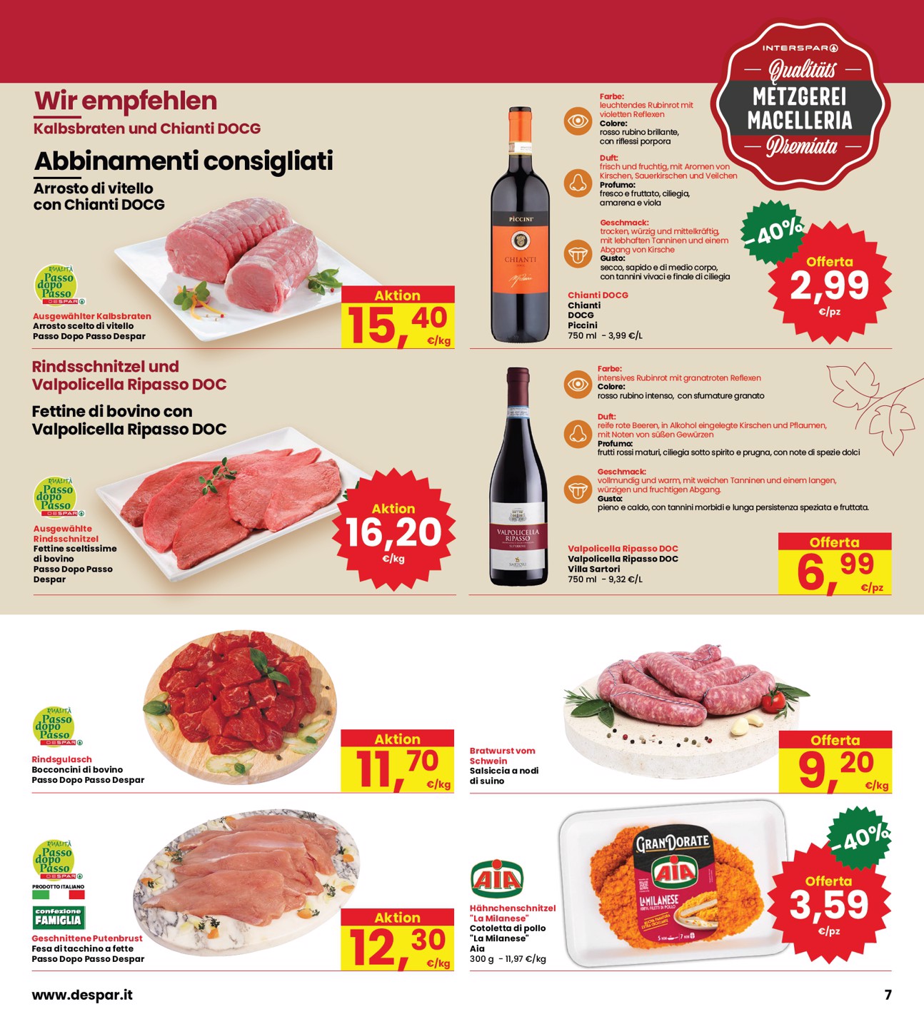 interspar - Volantino attuale di INTERSPAR - Deutch valido dal giovedì 22/10/2026 al mercoledì 04/11/2026 - page: 7
