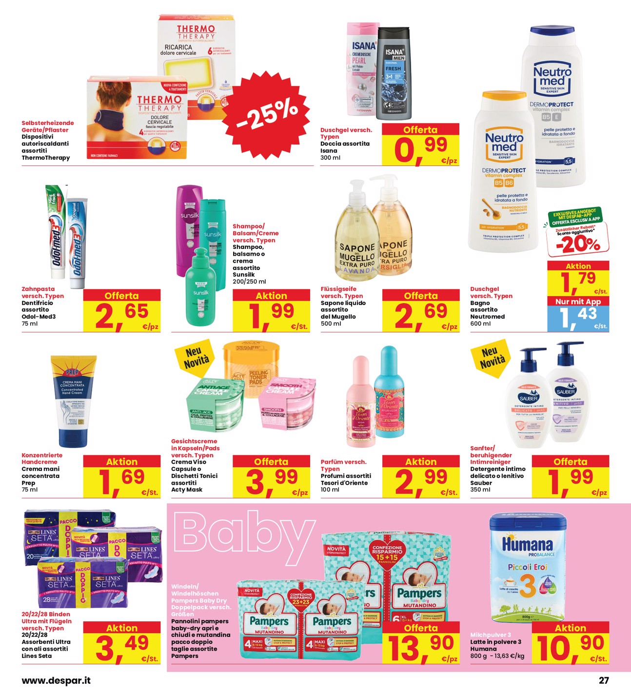interspar - Volantino attuale di INTERSPAR - Deutch valido dal giovedì 22/10/2026 al mercoledì 04/11/2026 - page: 27