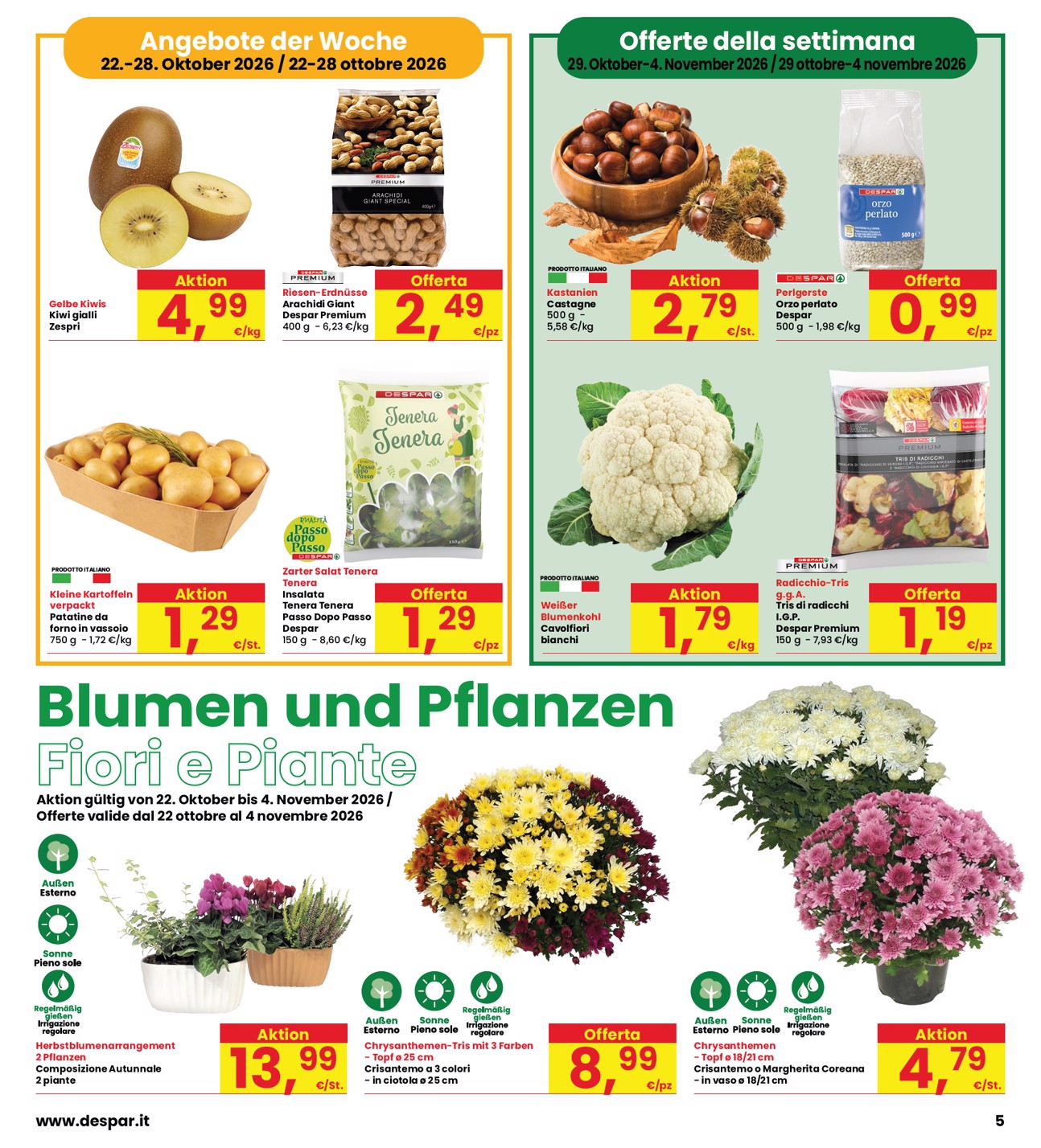 interspar - Volantino attuale di INTERSPAR - Deutch valido dal giovedì 22/10/2026 al mercoledì 04/11/2026 - page: 5