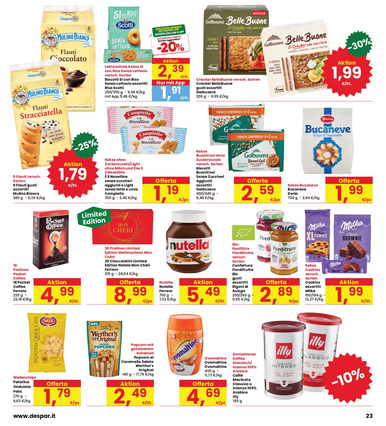 interspar - Volantino attuale di INTERSPAR - Deutch valido dal giovedì 22/10/2026 al mercoledì 04/11/2026 - page: 23