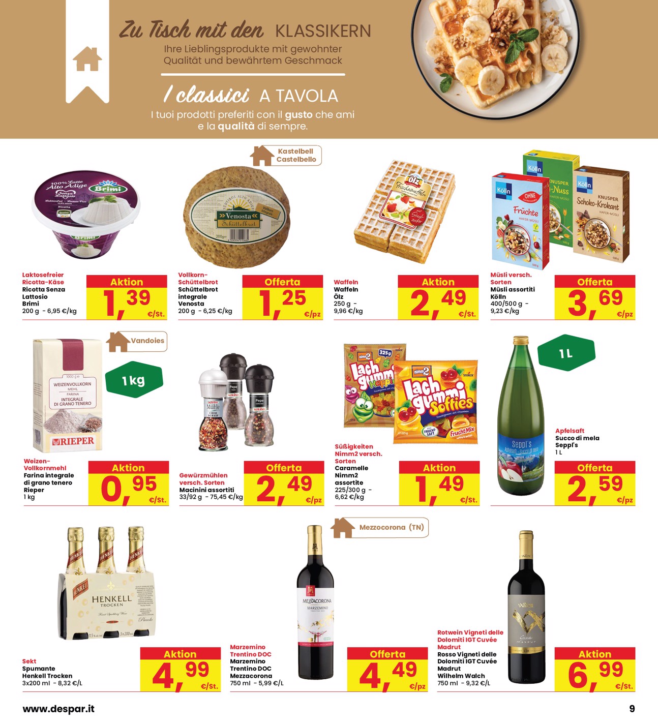 interspar - Volantino attuale di INTERSPAR - Deutch valido dal giovedì 22/10/2026 al mercoledì 04/11/2026 - page: 9