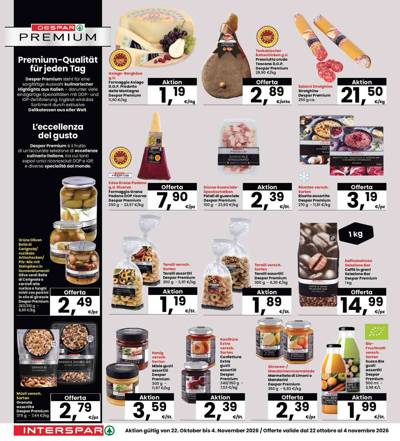 interspar - Volantino attuale di INTERSPAR - Deutch valido dal giovedì 22/10/2026 al mercoledì 04/11/2026 - page: 20