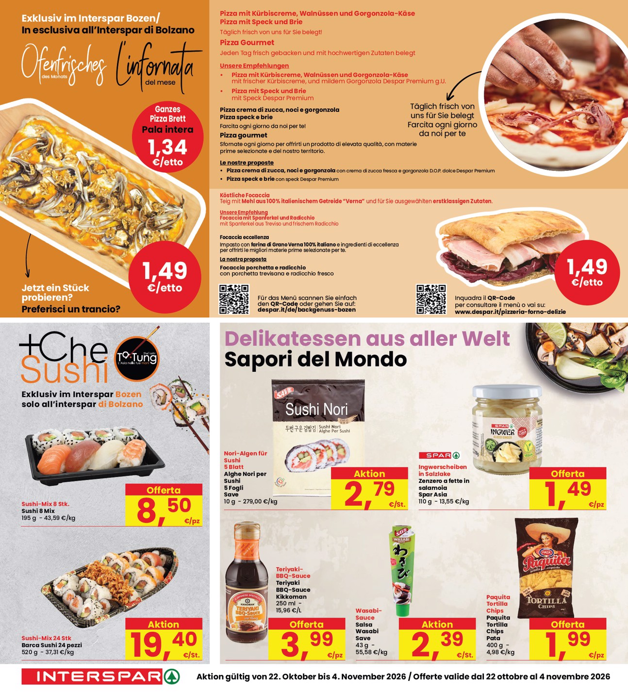 interspar - Volantino attuale di INTERSPAR - Deutch valido dal giovedì 22/10/2026 al mercoledì 04/11/2026 - page: 14