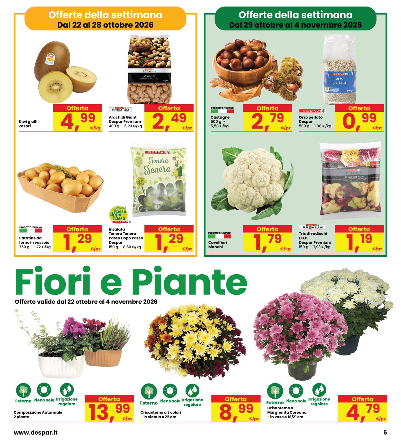 interspar - Volantino attuale di INTERSPAR valido dal giovedì 22/10/2026 al mercoledì 04/11/2026 - page: 5