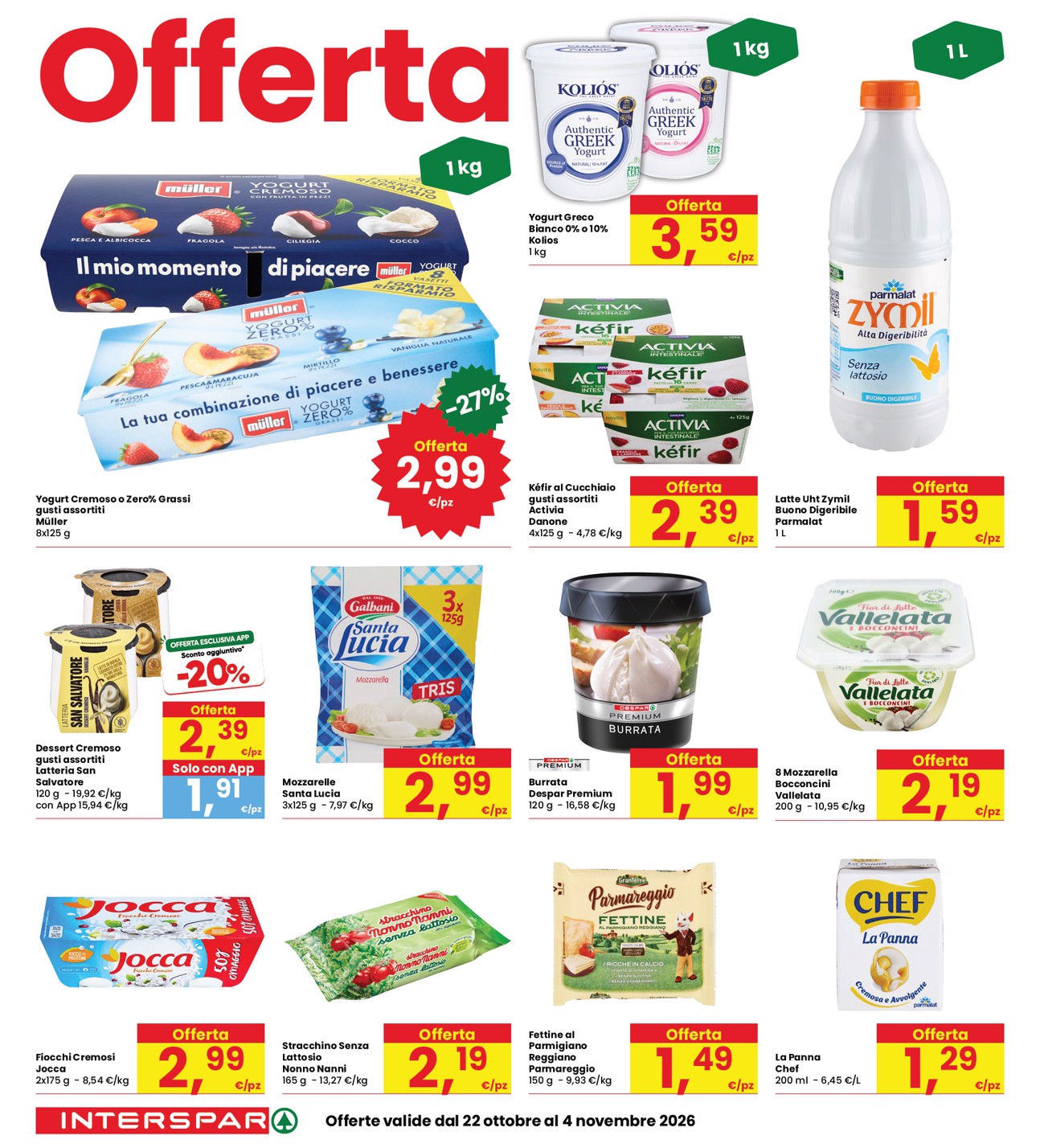 interspar - Volantino attuale di INTERSPAR valido dal giovedì 22/10/2026 al mercoledì 04/11/2026 - page: 12