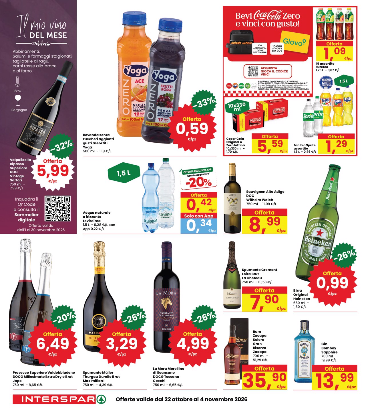 interspar - Volantino attuale di INTERSPAR valido dal giovedì 22/10/2026 al mercoledì 04/11/2026 - page: 22