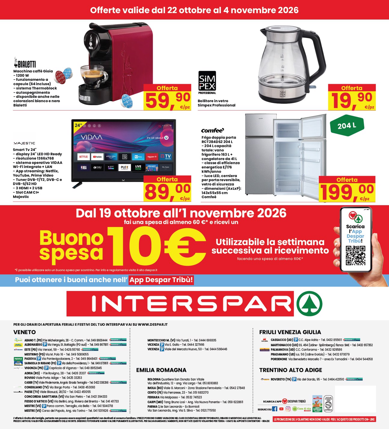 interspar - Volantino attuale di INTERSPAR valido dal giovedì 22/10/2026 al mercoledì 04/11/2026 - page: 32