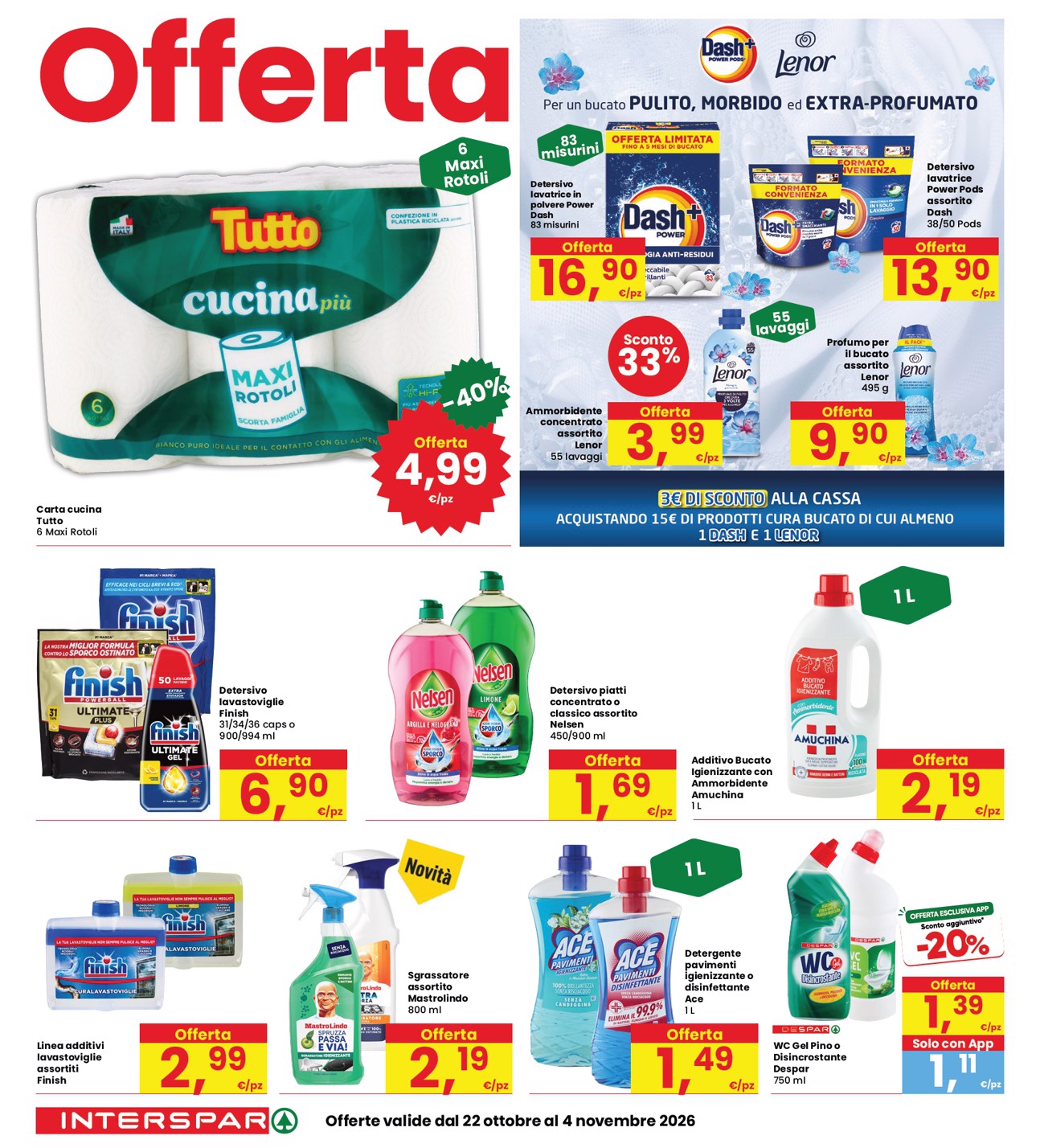 interspar - Volantino attuale di INTERSPAR valido dal giovedì 22/10/2026 al mercoledì 04/11/2026 - page: 26