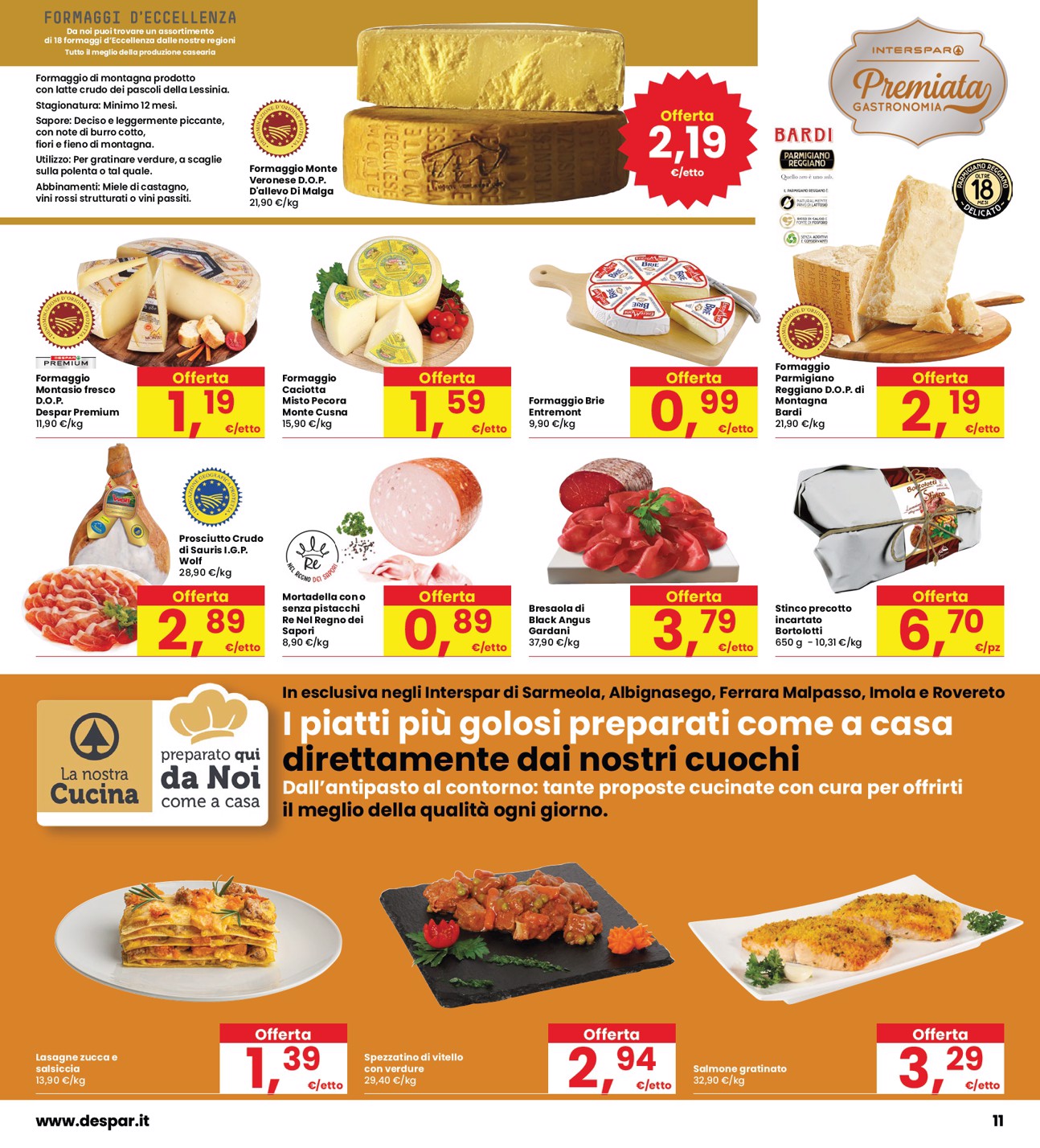 interspar - Volantino attuale di INTERSPAR valido dal giovedì 22/10/2026 al mercoledì 04/11/2026 - page: 11