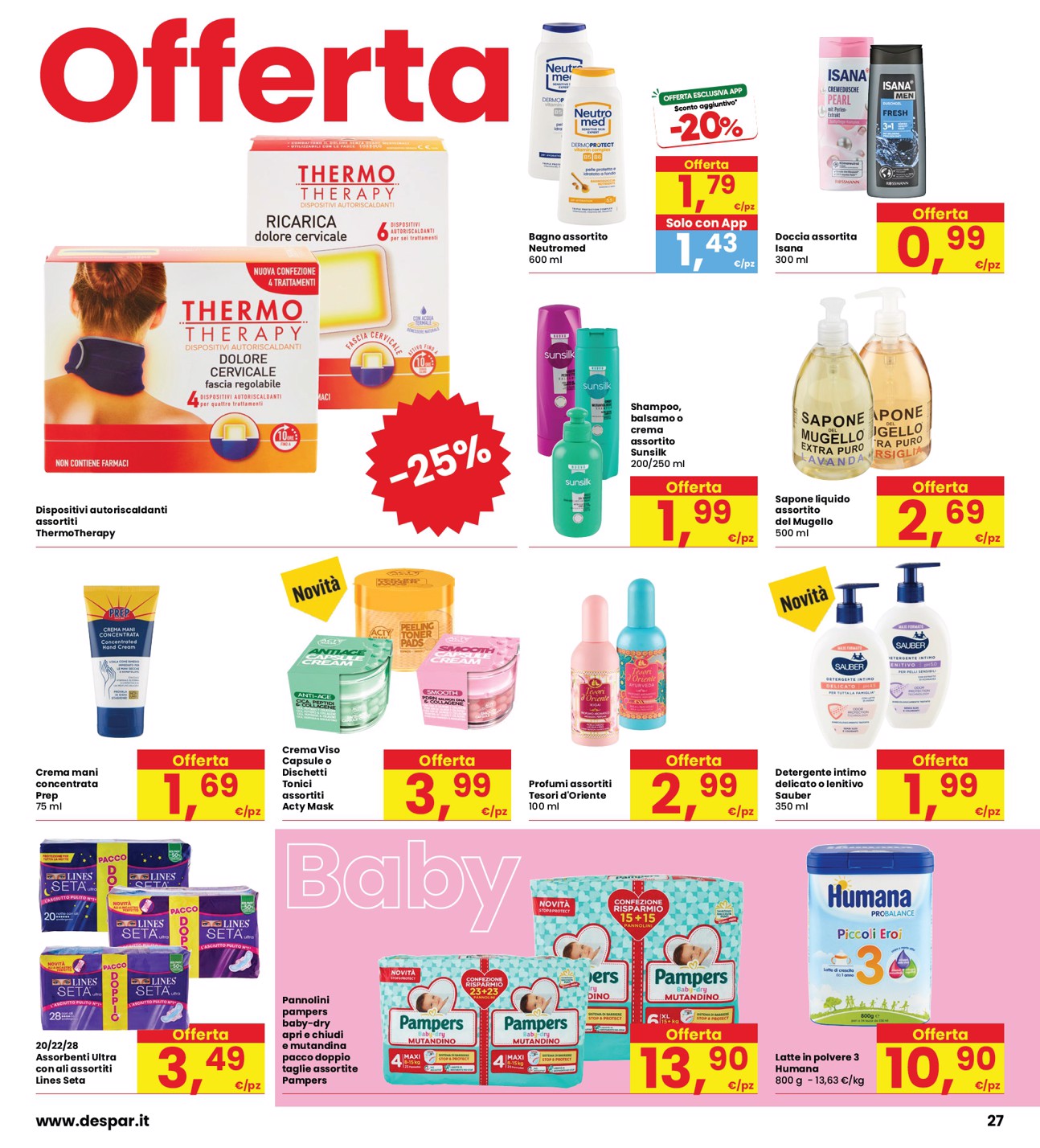 interspar - Volantino attuale di INTERSPAR valido dal giovedì 22/10/2026 al mercoledì 04/11/2026 - page: 27