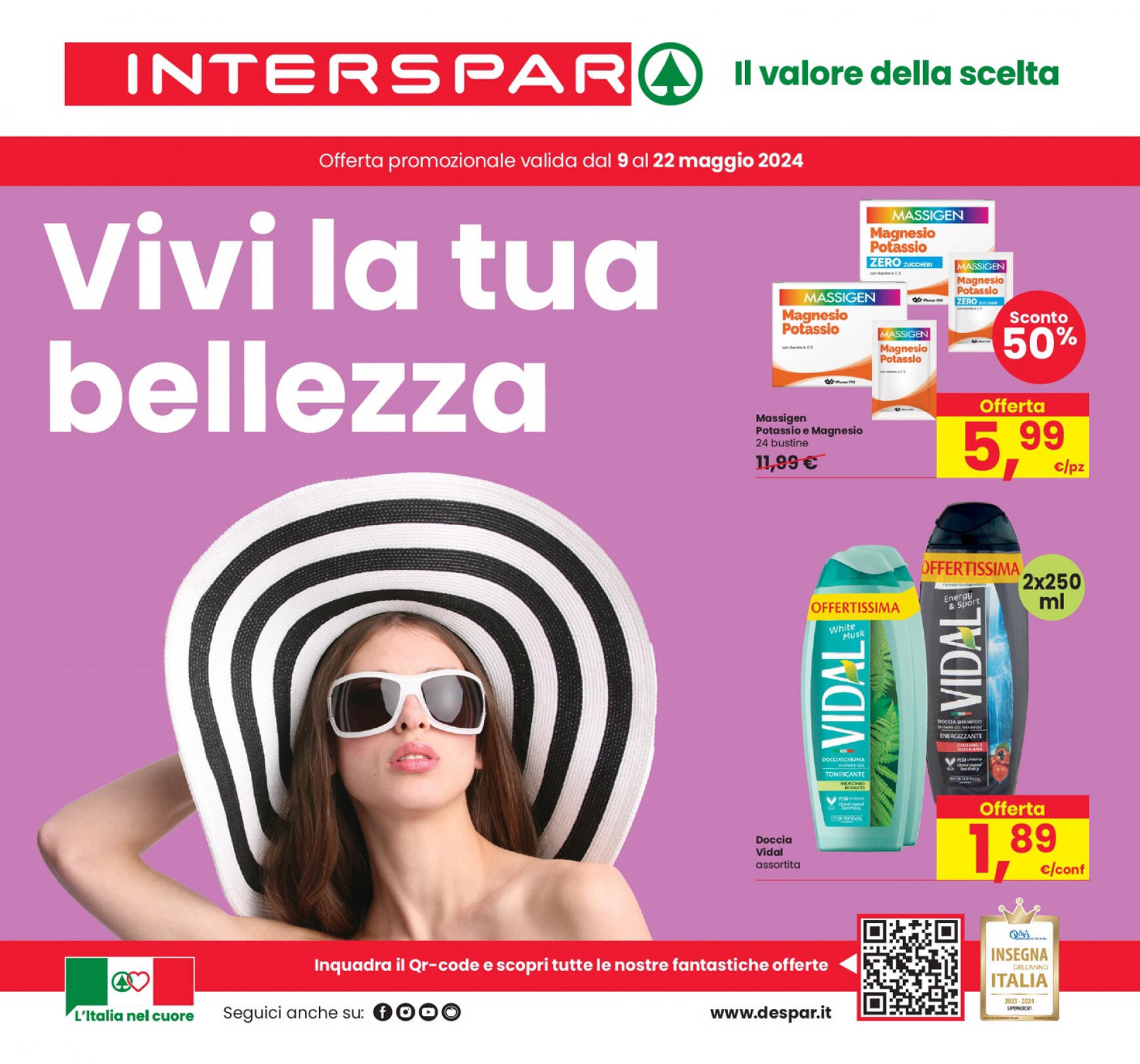 interspar - Nuovo volantino INTERSPAR - Vivi la tua bellezza 09.05. - 22.05.