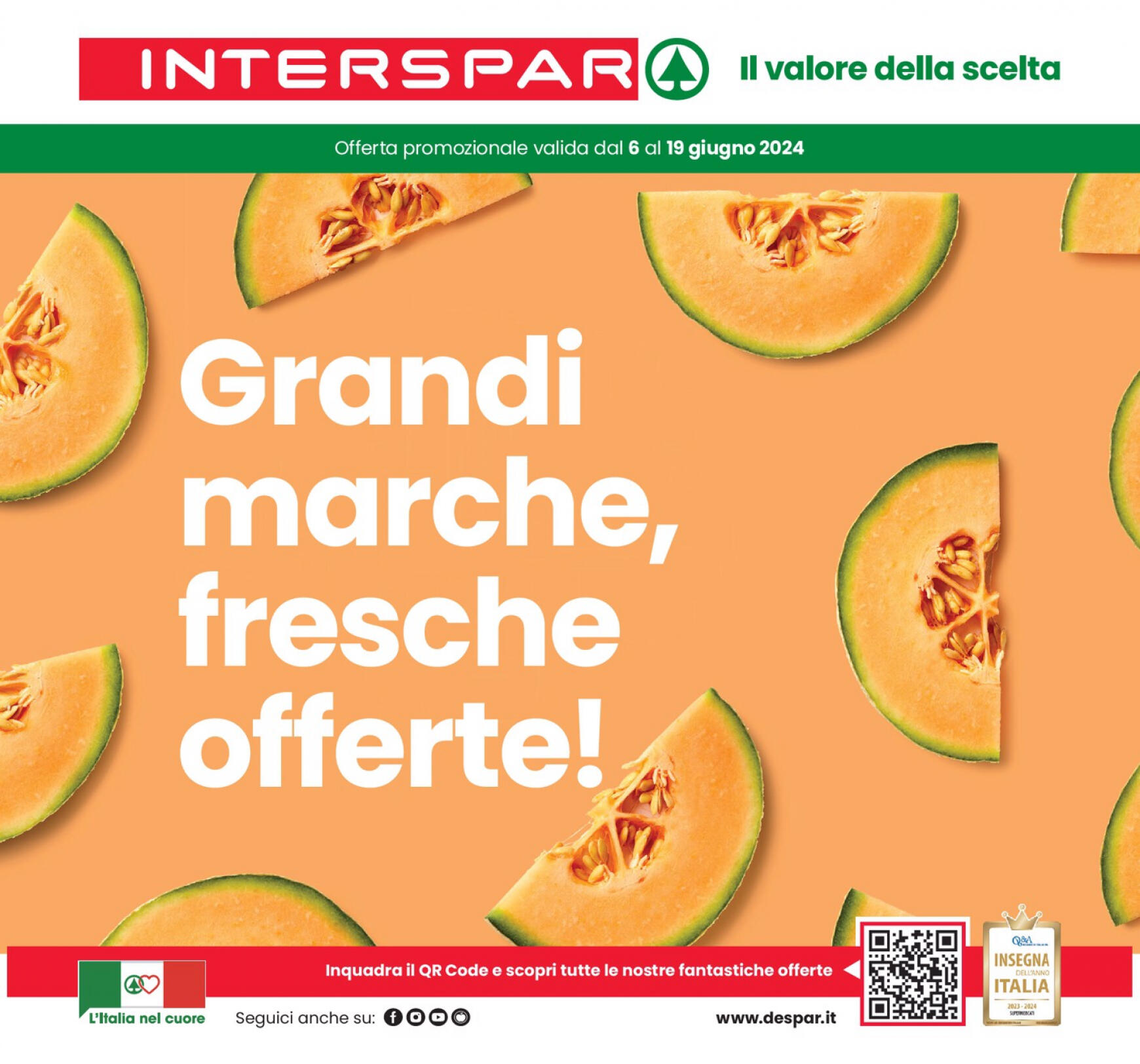 interspar - Nuovo volantino INTERSPAR - Grandi marche, fresche offerte! 06.06. - 19.06. - page: 1