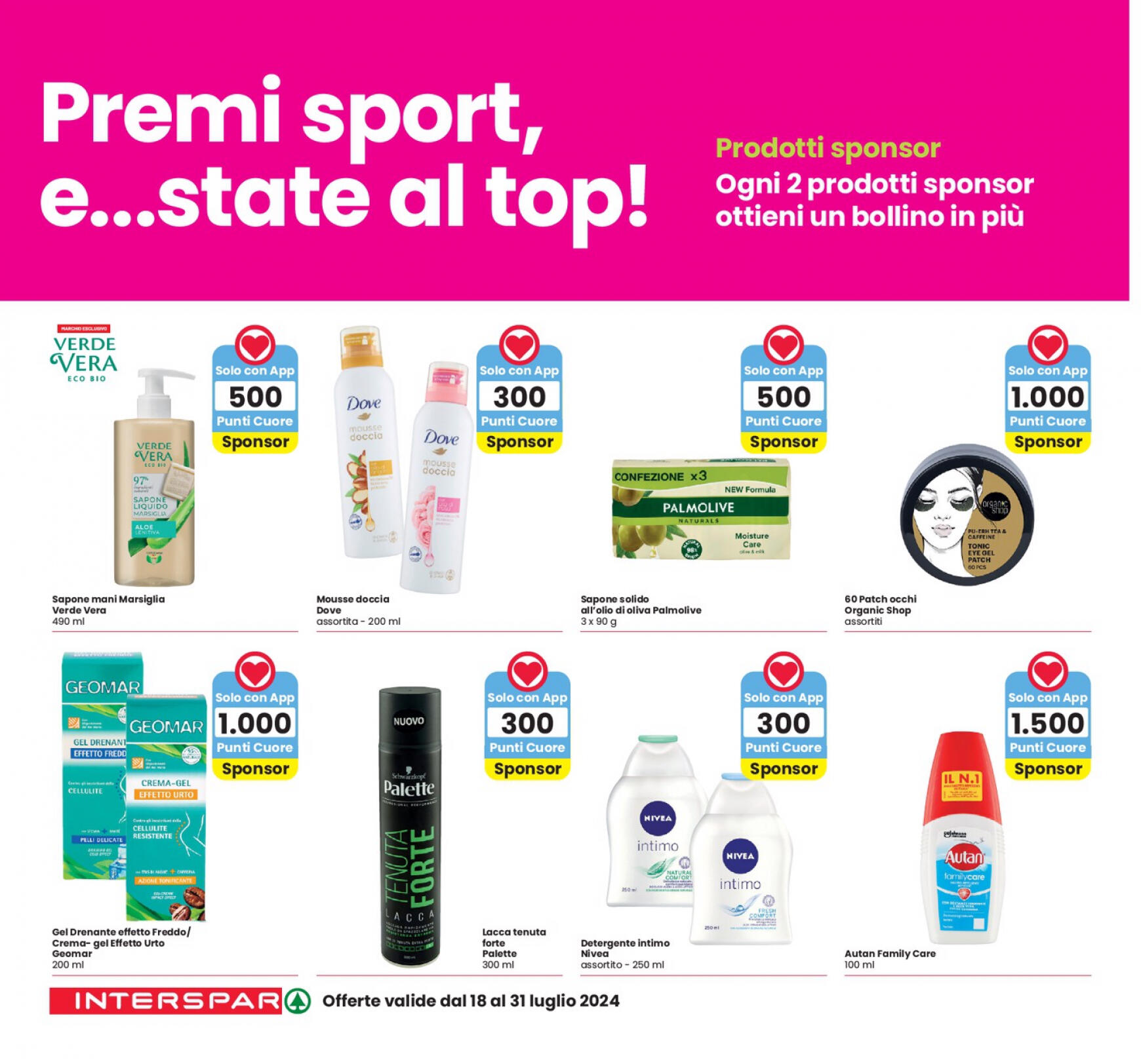 interspar - Nuovo volantino INTERSPAR - Sponsor Premi Sport 06.06. - 01.09. - page: 10