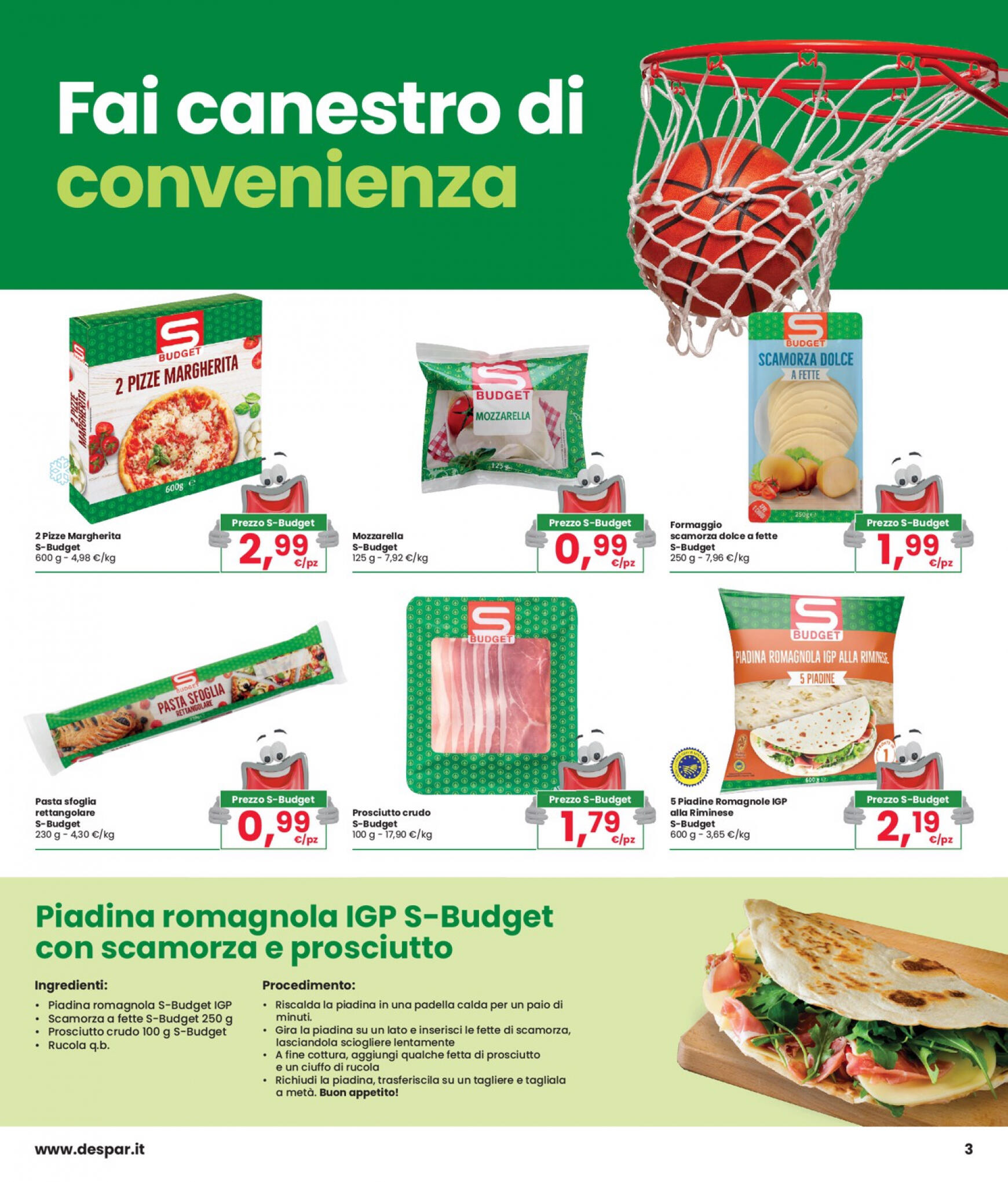 interspar - Nuovo volantino INTERSPAR - Medaglia d’oro del risparmio! 24.07. - 11.08. - page: 3