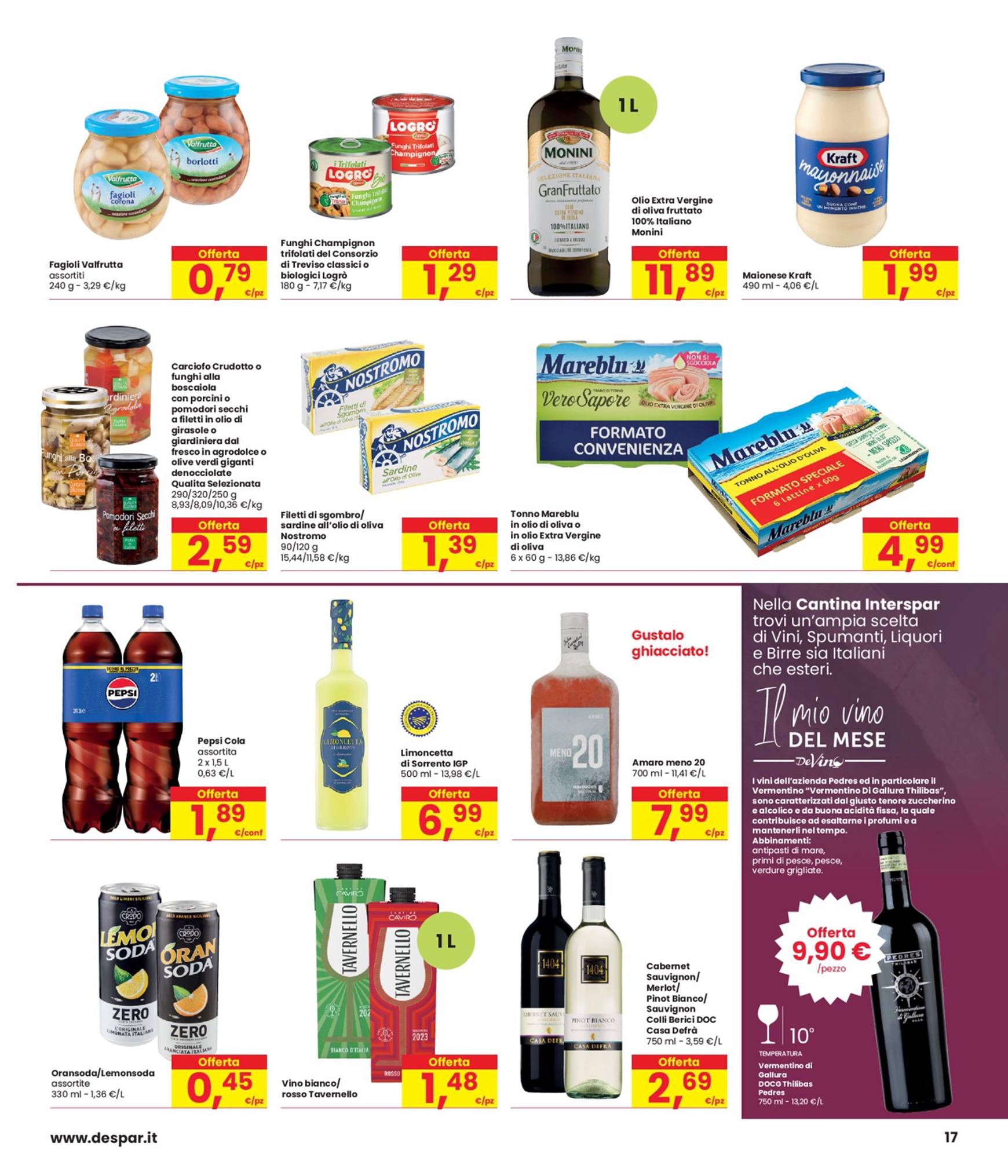 interspar - Nuovo volantino INTERSPAR - Sconti del 20-30-40% 29.08. - 11.09. - page: 17