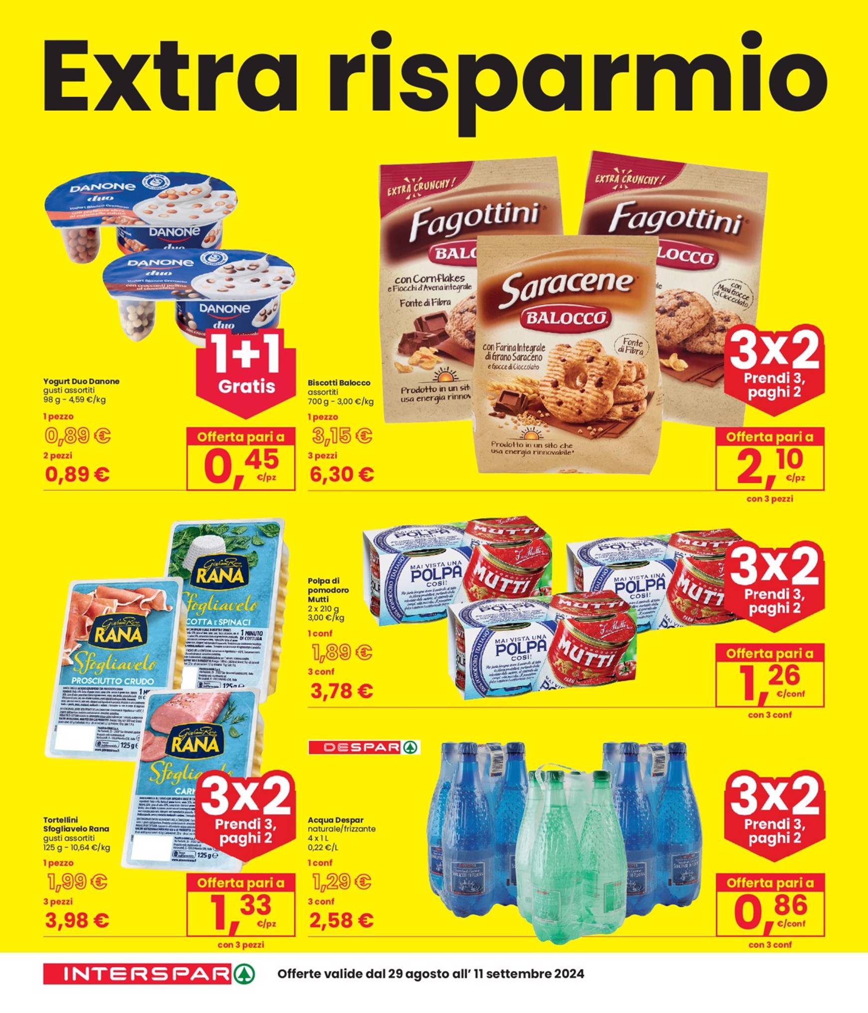 interspar - Nuovo volantino INTERSPAR - Sconti del 20-30-40% 29.08. - 11.09. - page: 4