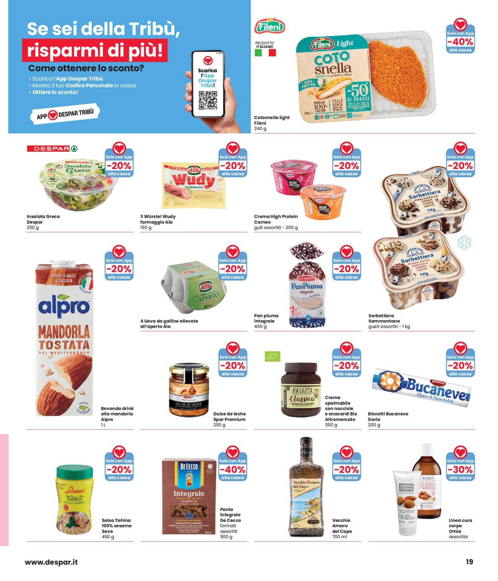 interspar - Nuovo volantino INTERSPAR - Sconti del 20-30-40% 29.08. - 11.09. - page: 19