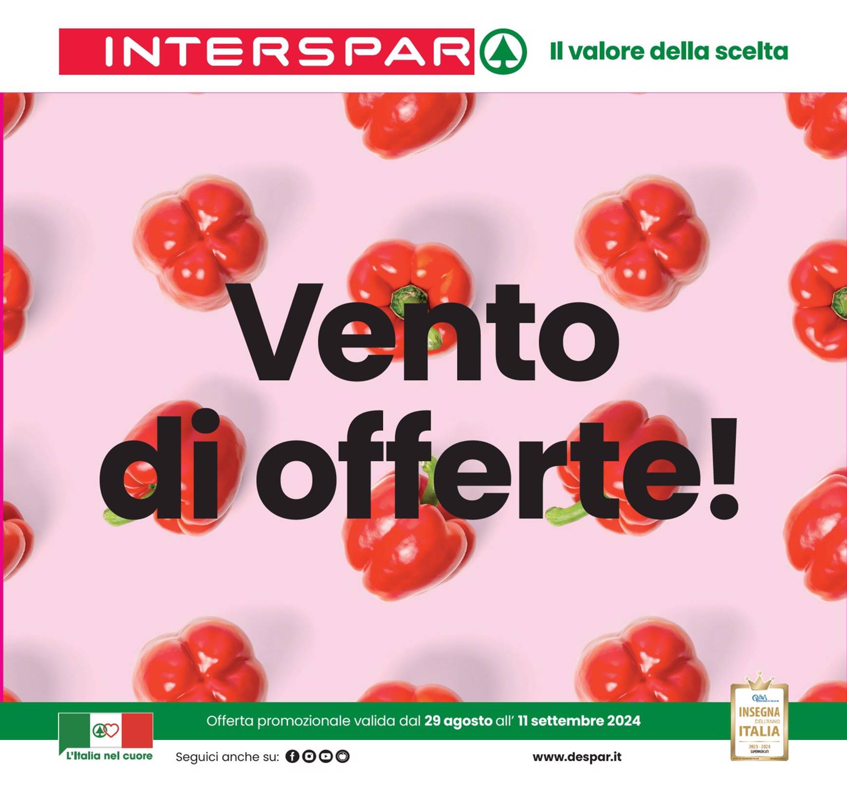 interspar - Nuovo volantino INTERSPAR - Vento di offerte! 29.08. - 11.09.