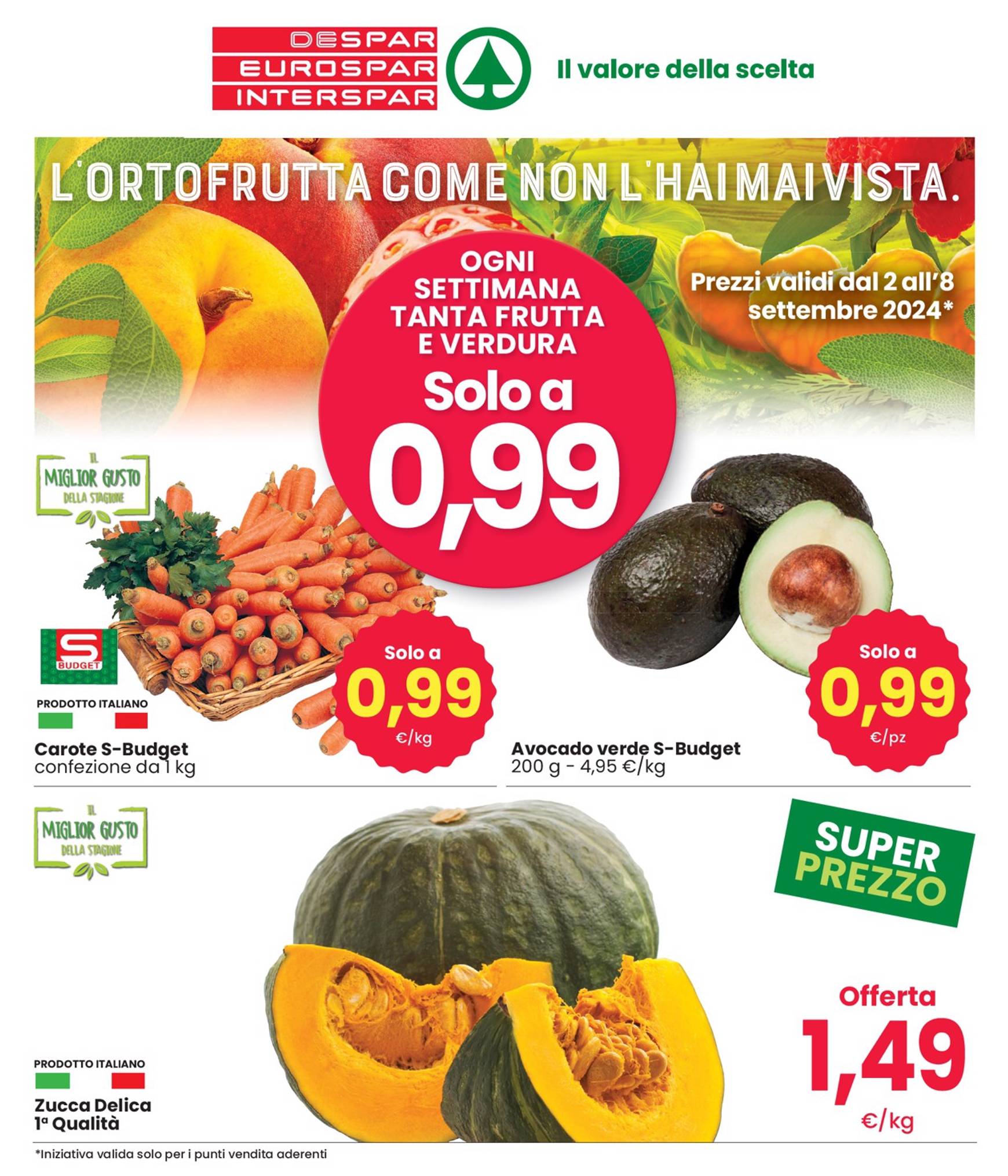 interspar - Nuovo volantino INTERSPAR - L'ortofrutta Come Noh L'hai Mai Vista 02.09. - 08.09. - page: 5