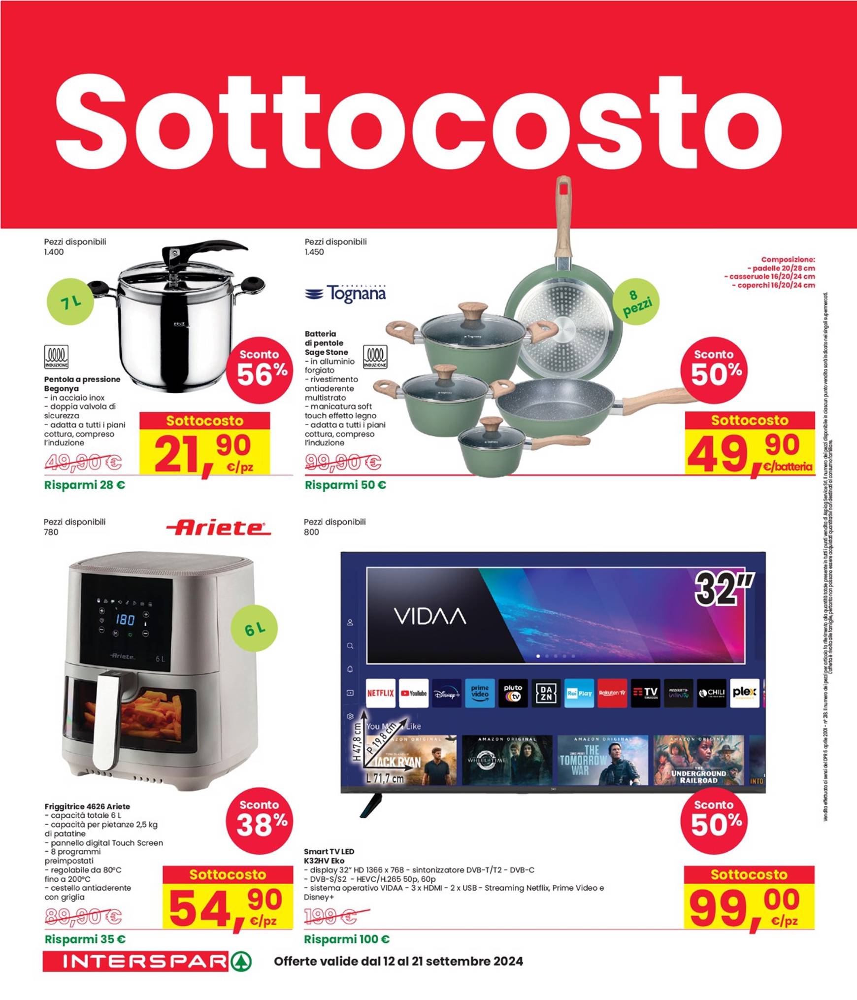 interspar - Nuovo volantino INTERSPAR - Sottocosto 12.09. - 21.09. - page: 2