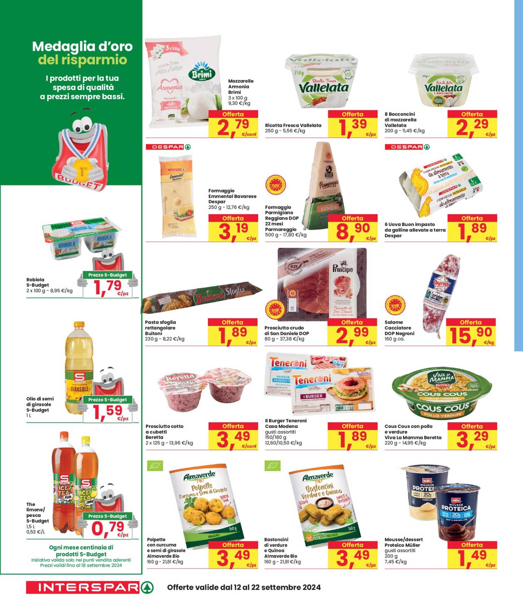 interspar - Nuovo volantino INTERSPAR - Sottocosto 12.09. - 21.09. - page: 20