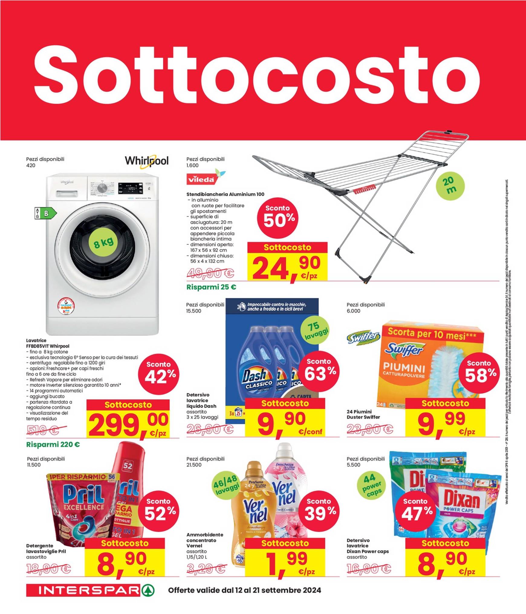 interspar - Nuovo volantino INTERSPAR - Sottocosto 12.09. - 21.09. - page: 4