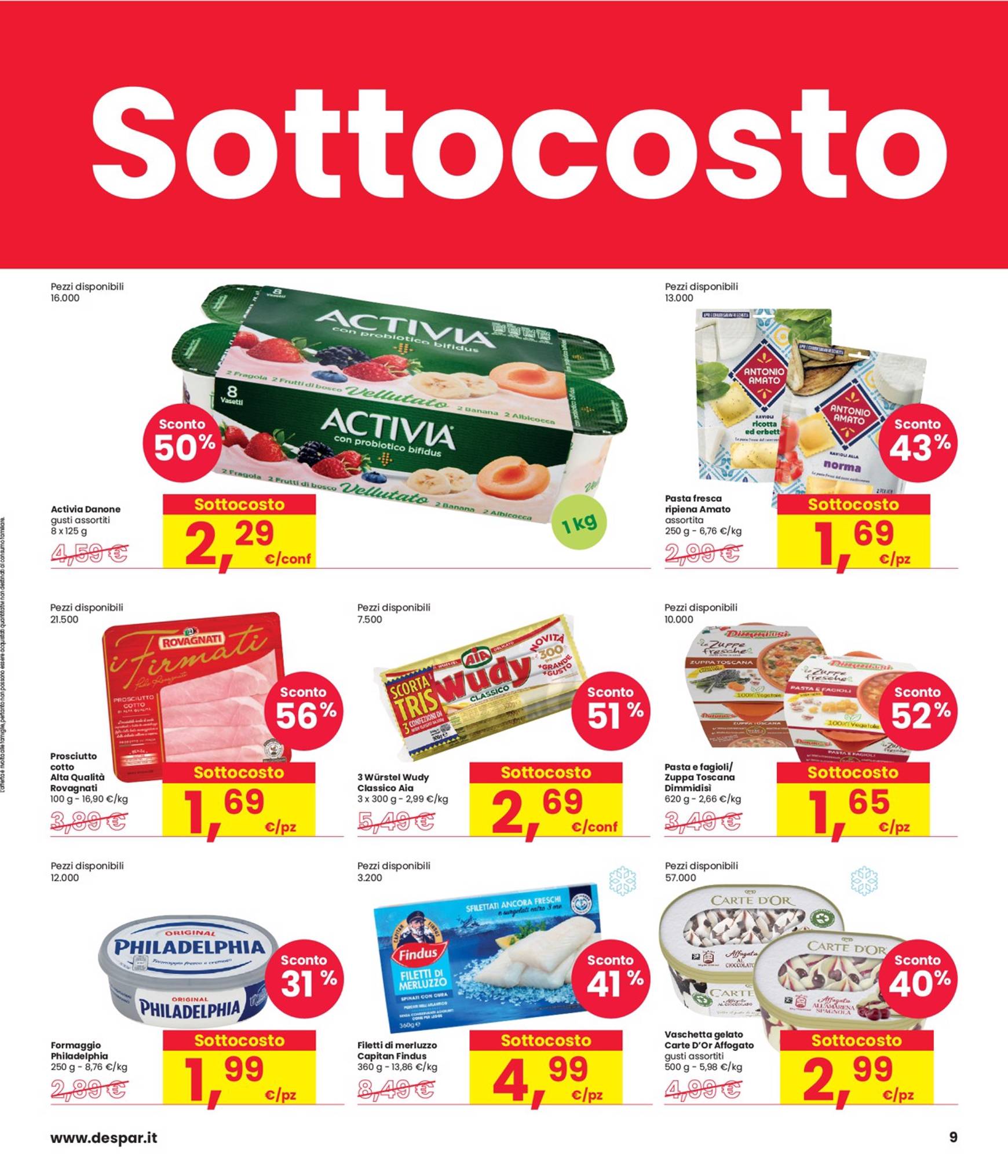 interspar - Nuovo volantino INTERSPAR - Sottocosto 12.09. - 21.09. - page: 9