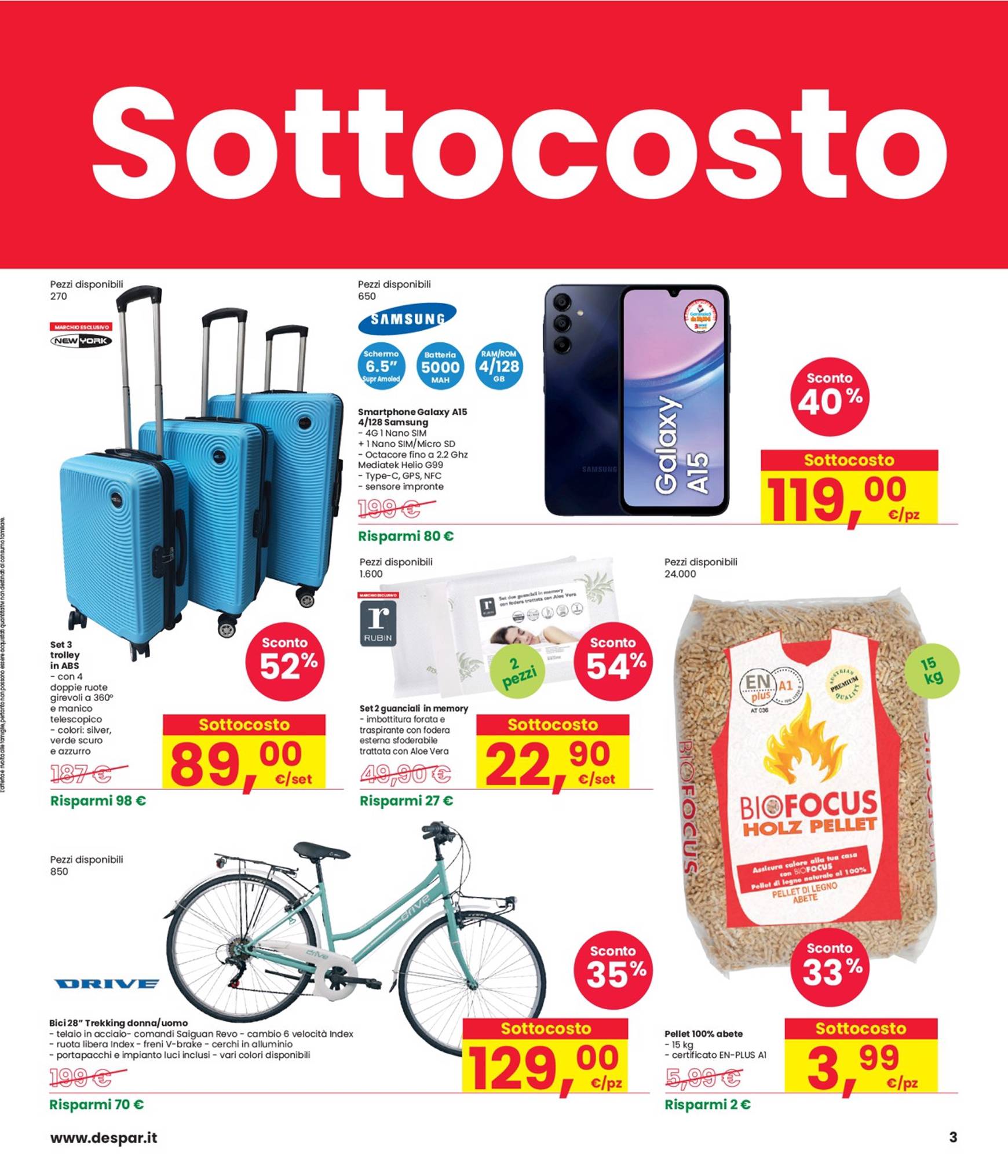 interspar - Nuovo volantino INTERSPAR - Sottocosto 12.09. - 21.09. - page: 3