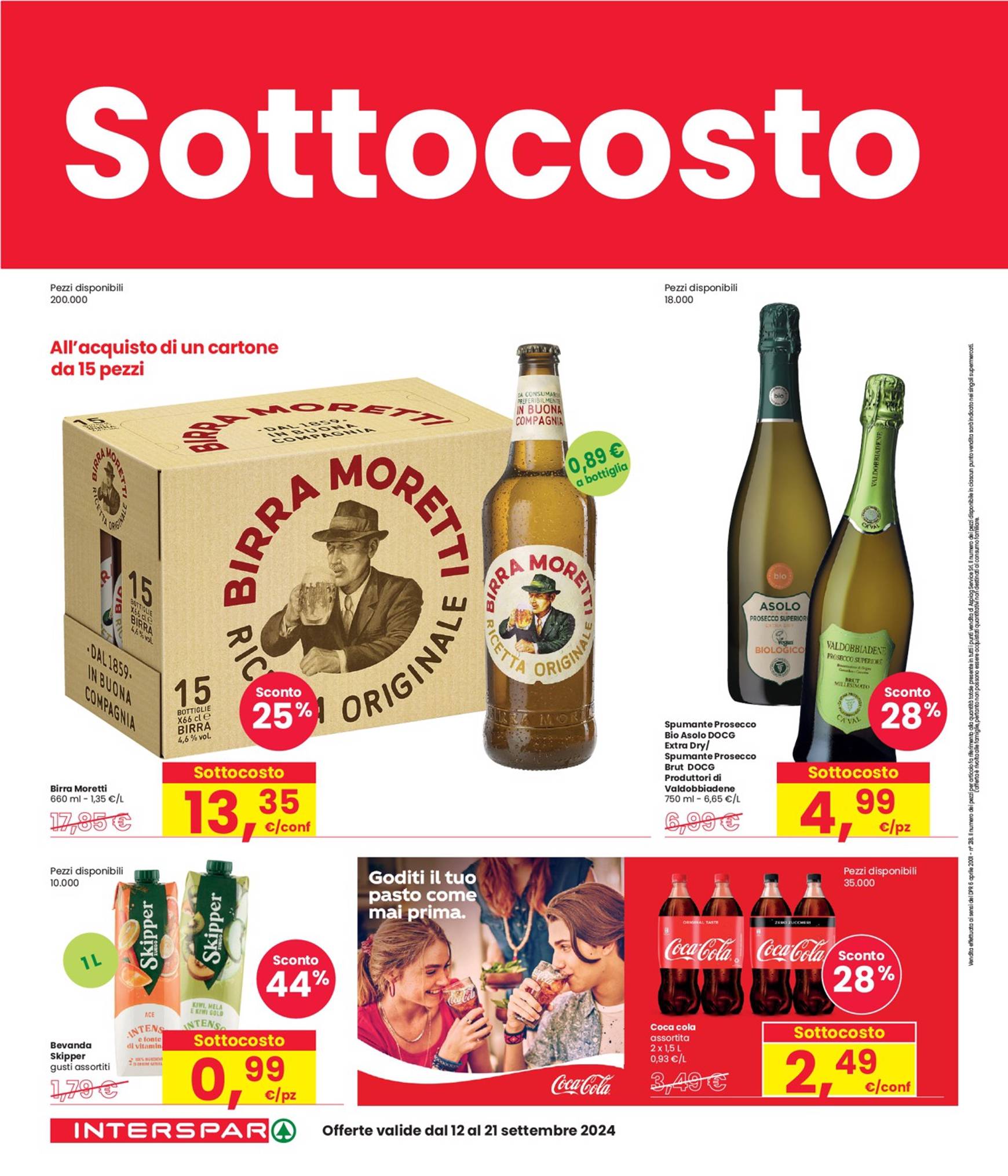 interspar - Nuovo volantino INTERSPAR - Sottocosto 12.09. - 21.09. - page: 6