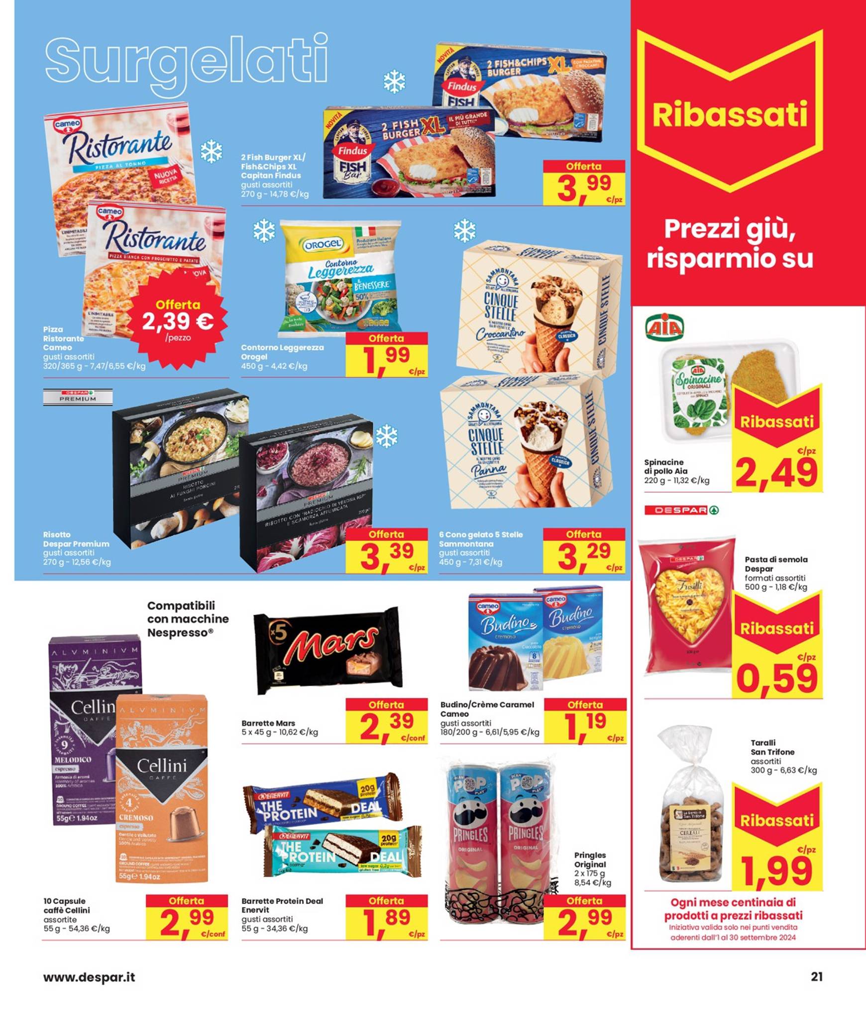 interspar - Nuovo volantino INTERSPAR - Sottocosto 12.09. - 21.09. - page: 21