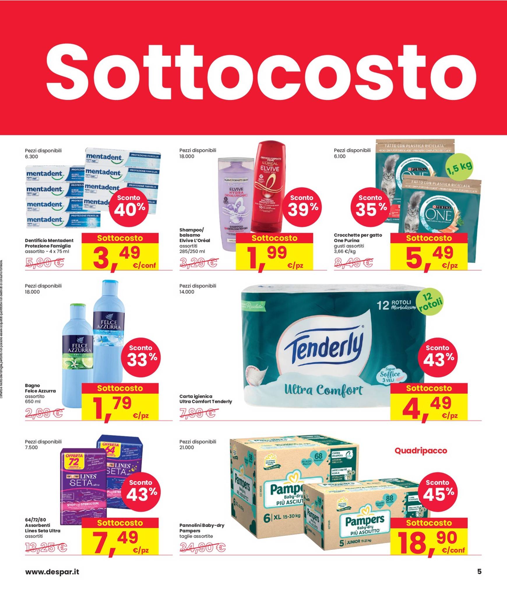 interspar - Nuovo volantino INTERSPAR - Sottocosto 12.09. - 21.09. - page: 5