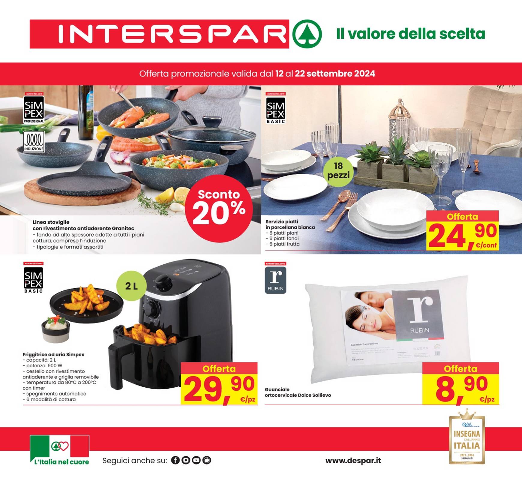 interspar - Nuovo volantino INTERSPAR - Collezione Simpex 12.09. - 22.09.