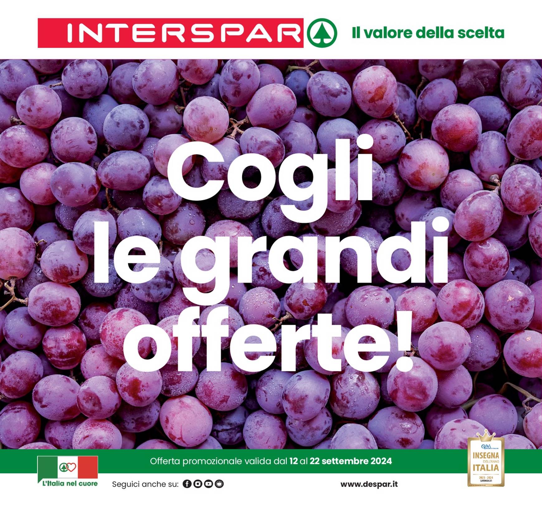 interspar - Nuovo volantino INTERSPAR - Cogli le grandi offerte! 12.09. - 22.09.