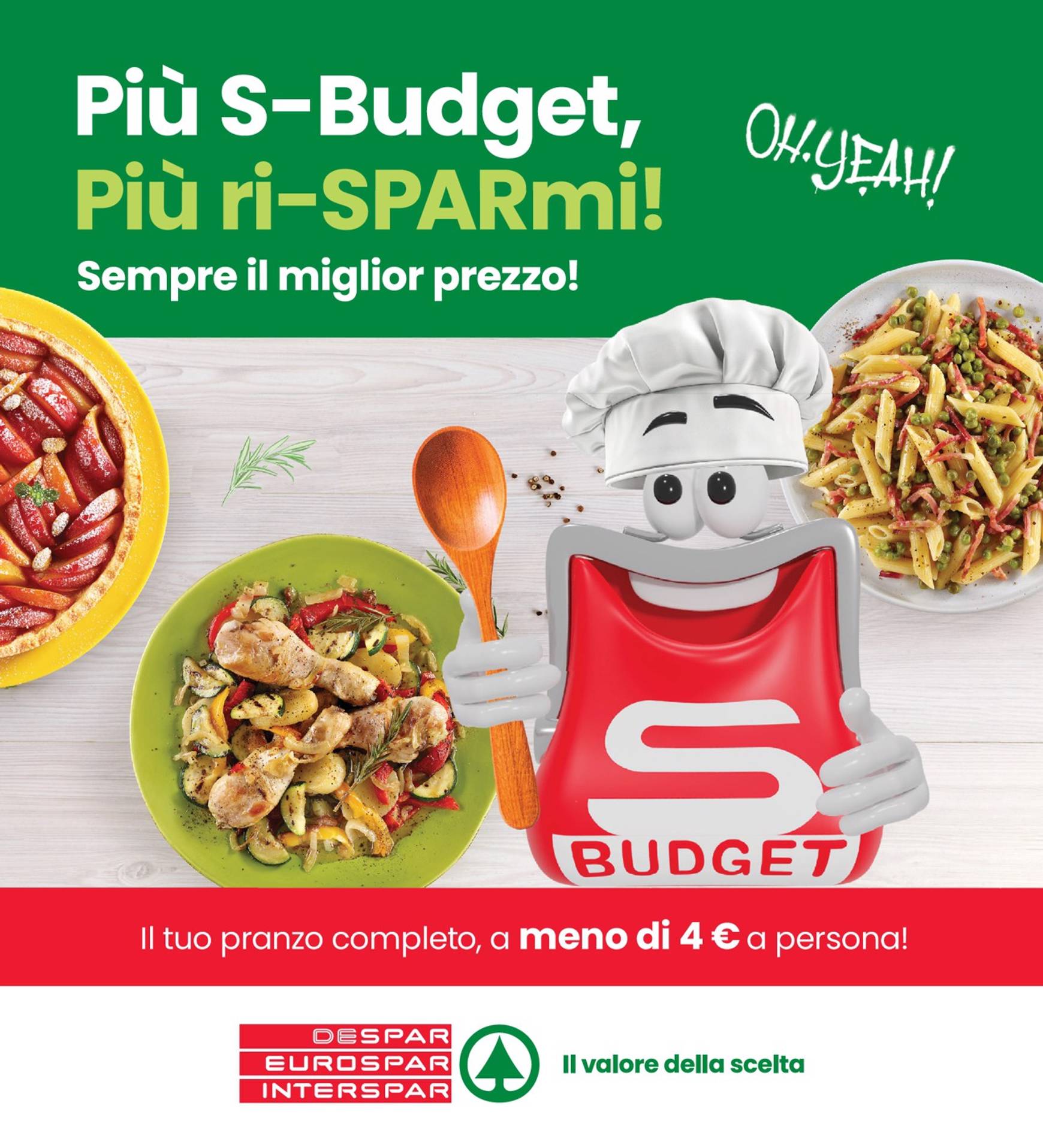 interspar - Nuovo volantino INTERSPAR - Più S-Budget, più ri-SPARmi! 19.09. - 16.10. - page: 1