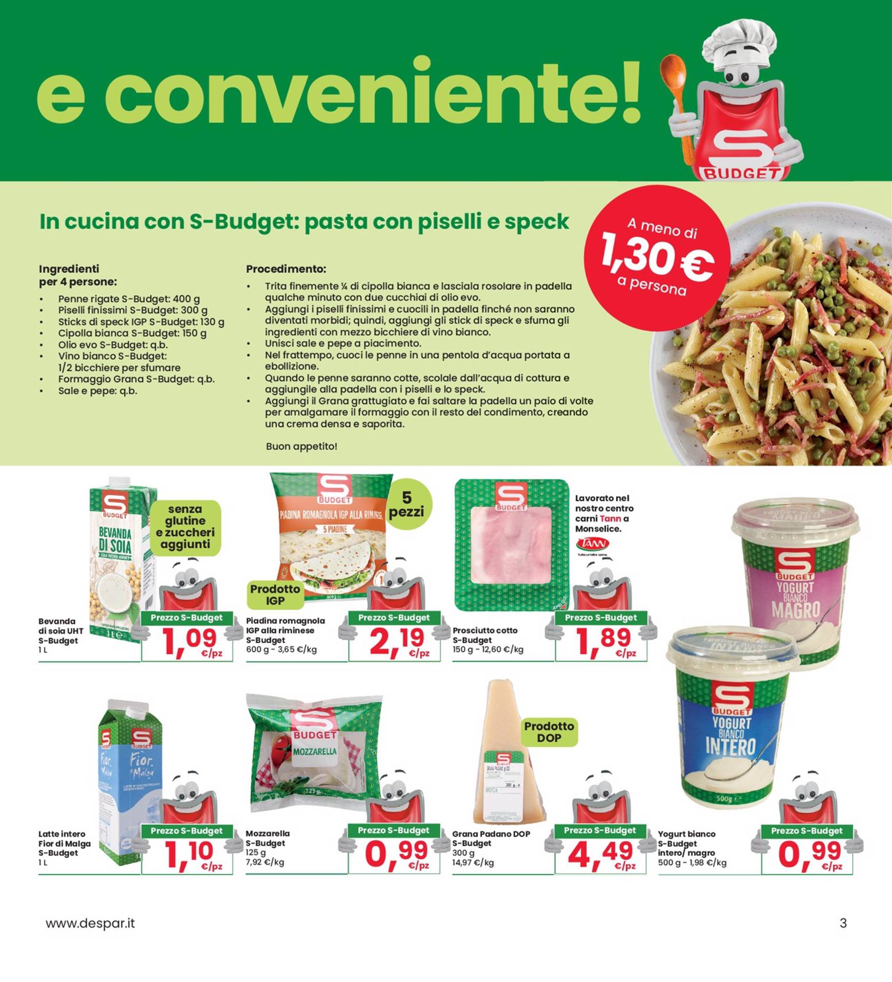 interspar - Nuovo volantino INTERSPAR - Più S-Budget, più ri-SPARmi! 19.09. - 16.10. - page: 3