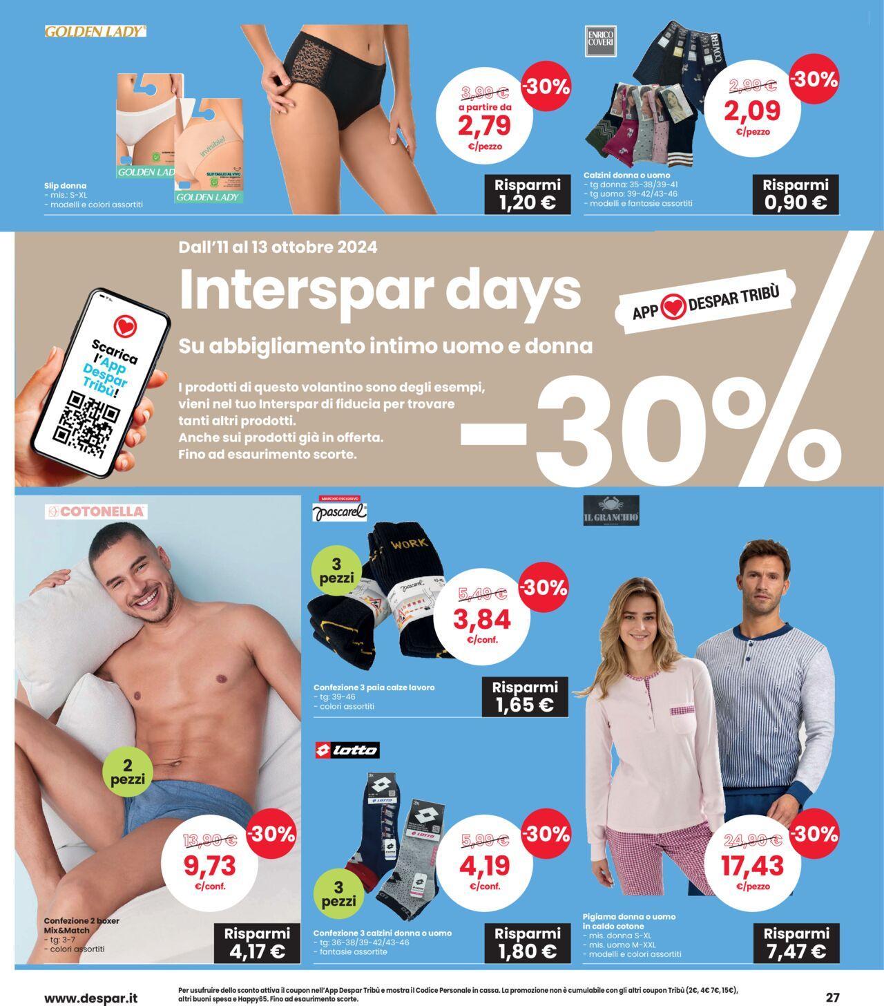 interspar - Interspar volantino 10/10/2024 - 23/10/2024 - page: 27