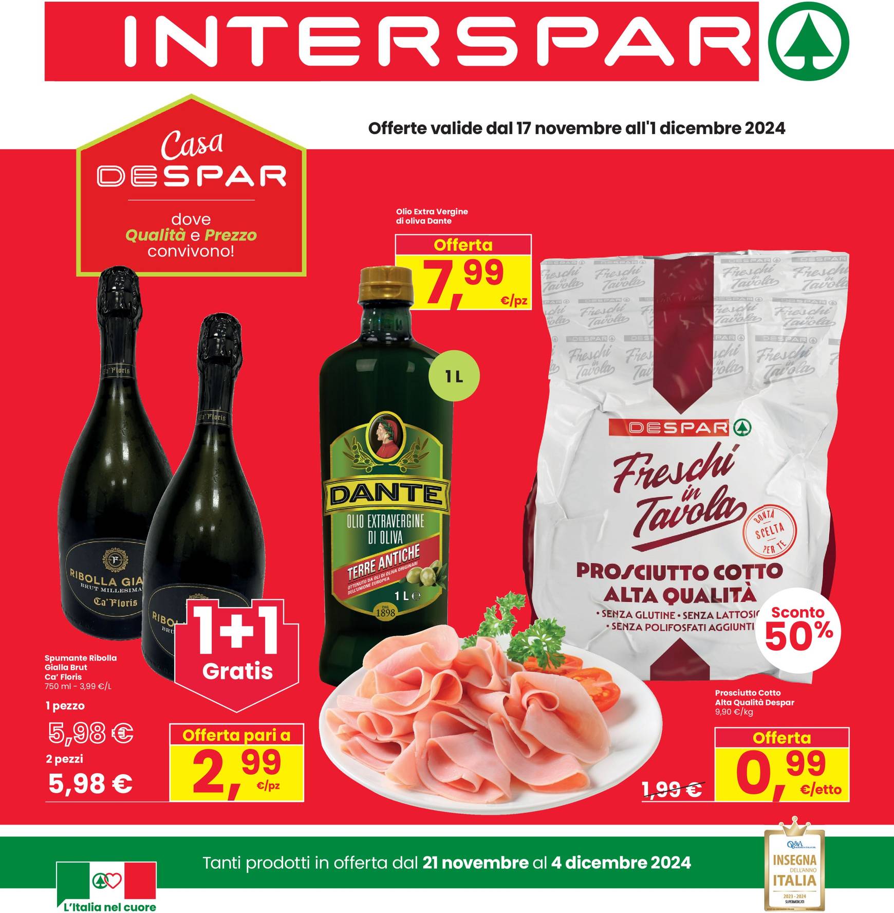 interspar - Volantino INTERSPAR valido dal 21/11 al 04/12