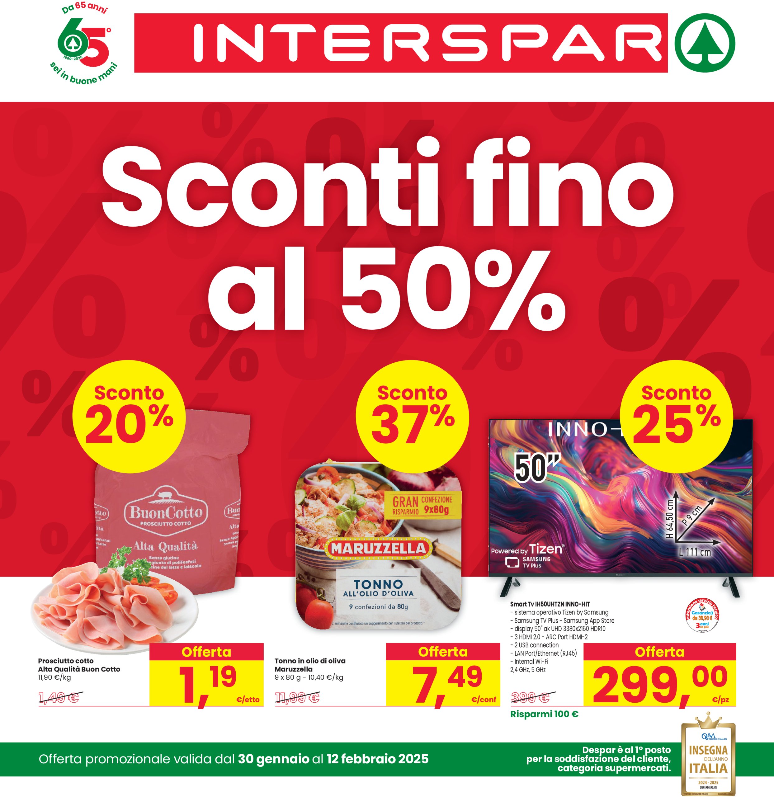 interspar - Volantino INTERSPAR valido dal 30/01 al 12/02