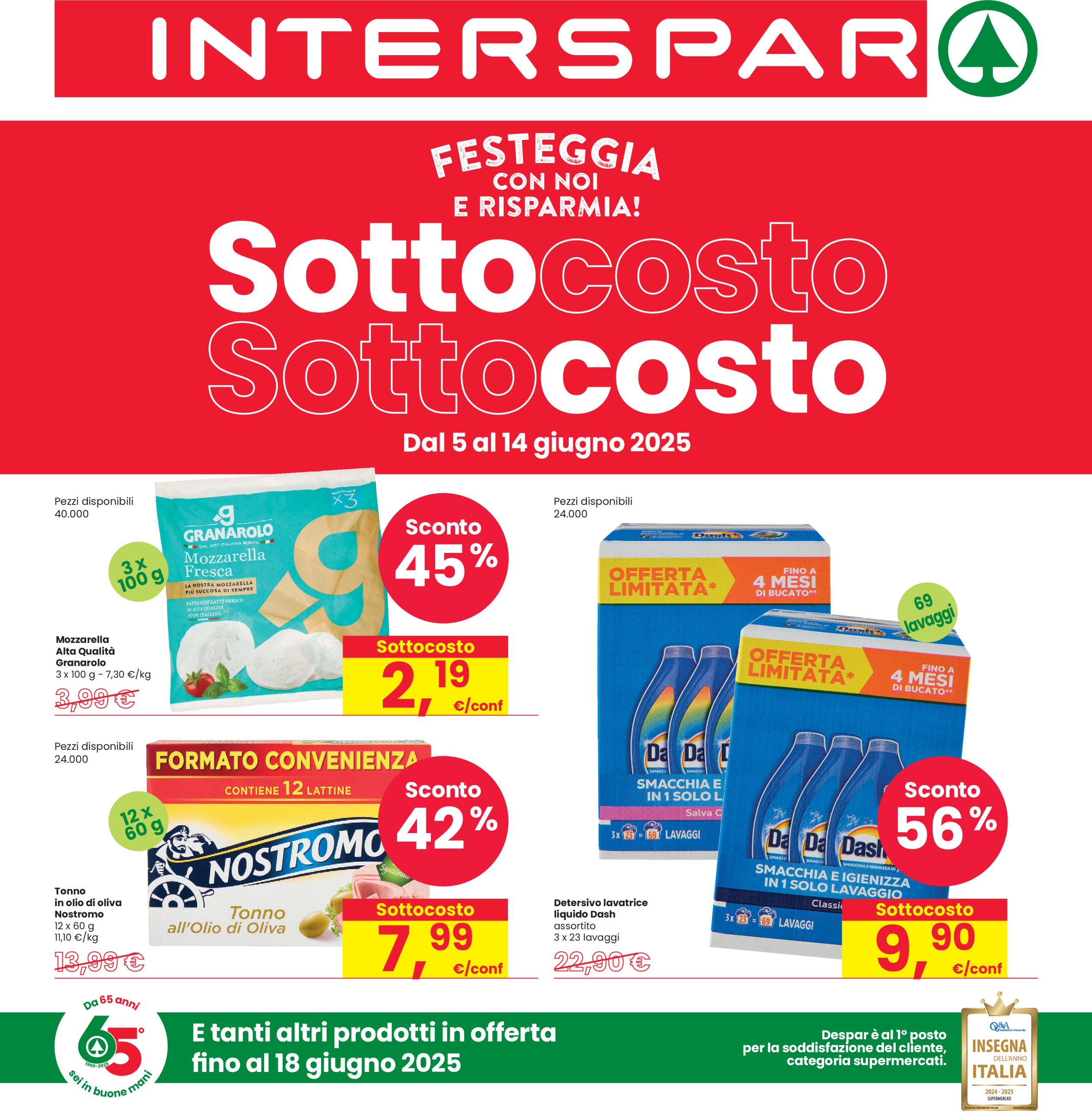 interspar - Volantino INTERSPAR valido dal 05/06 al 14/06 - page: 1