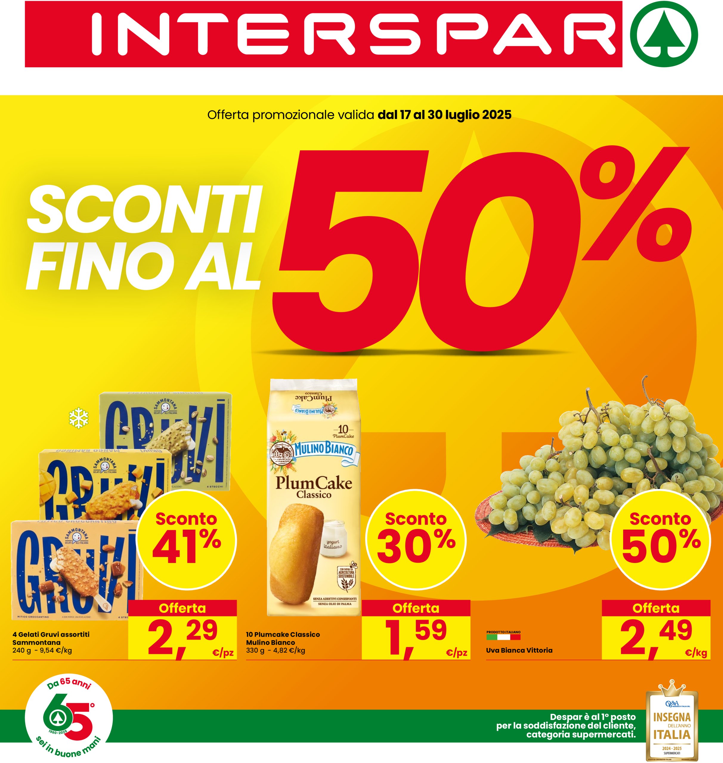 interspar - Volantino INTERSPAR valido dal 17/07 al 30/07