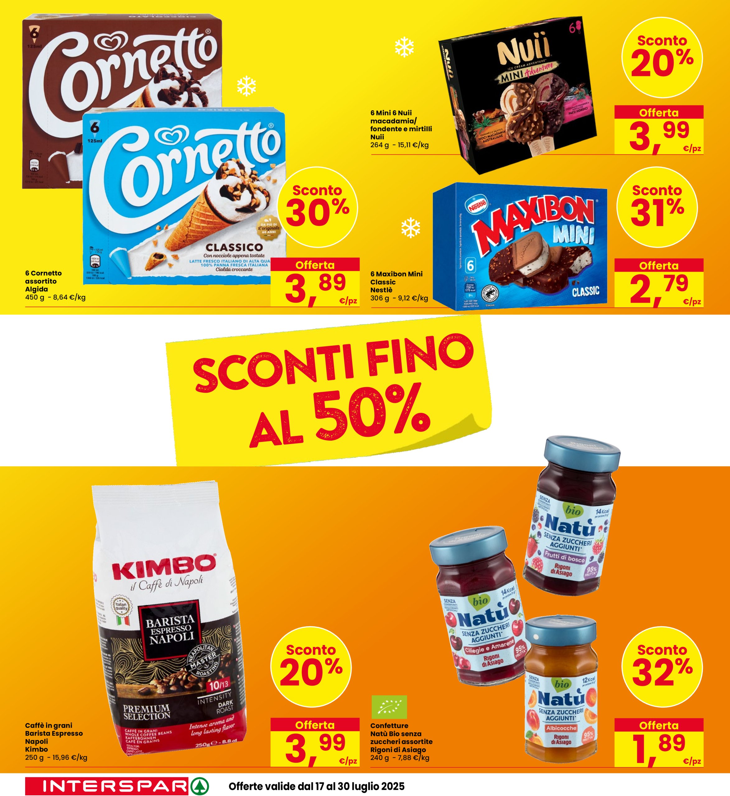 interspar - Volantino INTERSPAR valido dal 17/07 al 30/07 - page: 4 interspar - Volantino INTERSPAR valido dal 17/07 al 30/07 - page: 4