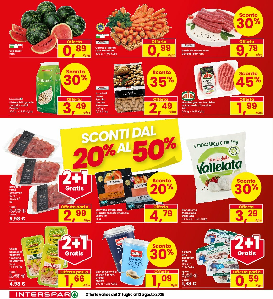 interspar - Volantino INTERSPAR valido dal 31/07 al 13/08 - page: 2 interspar - Volantino INTERSPAR valido dal 31/07 al 13/08 - page: 2