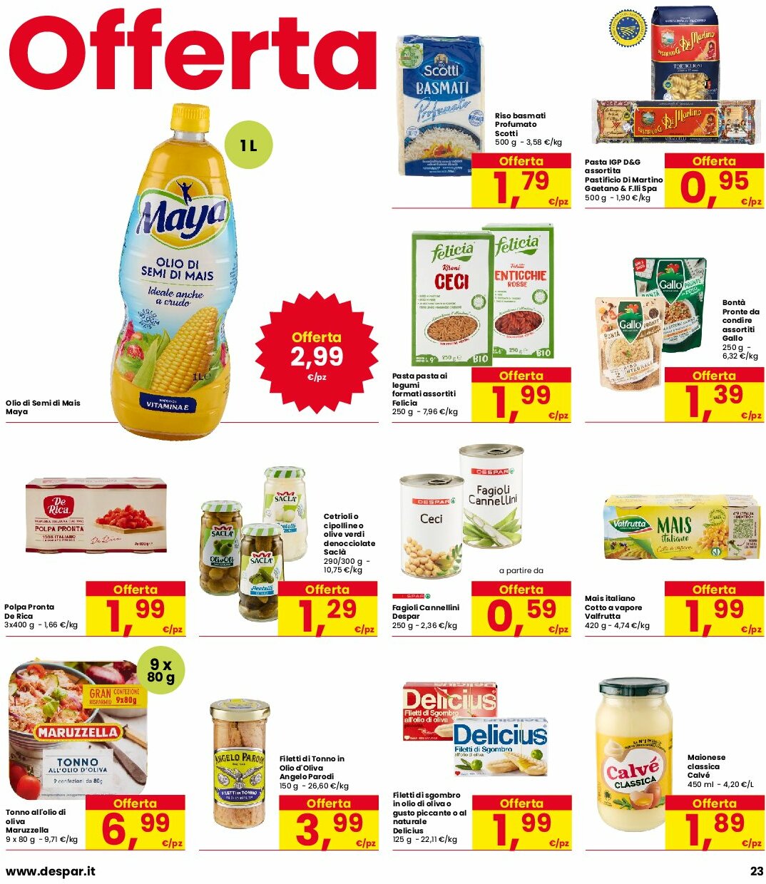 interspar - Volantino INTERSPAR valido dal 31/07 al 13/08 - page: 23 interspar - Volantino INTERSPAR valido dal 31/07 al 13/08 - page: 23