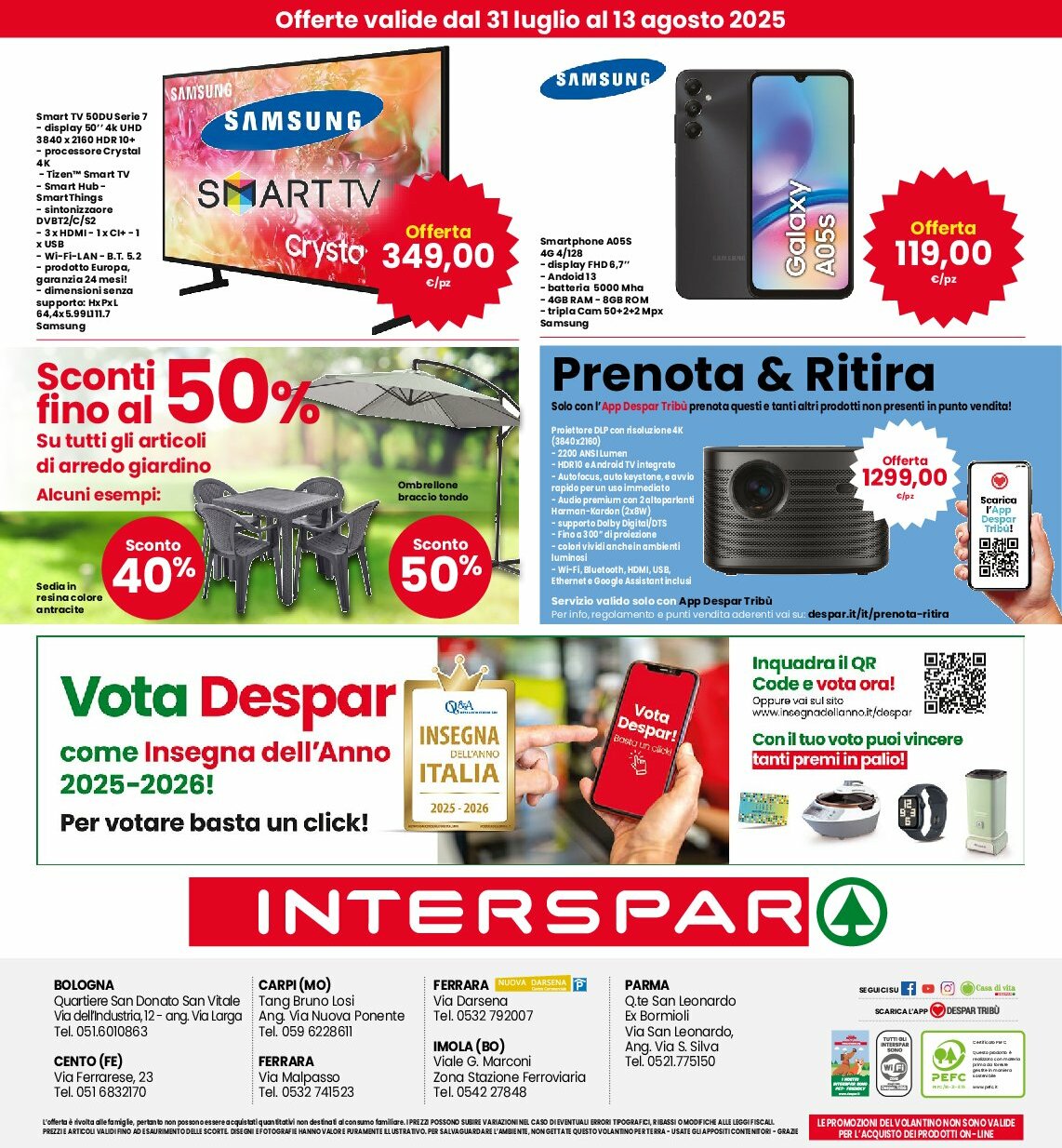 interspar - Volantino INTERSPAR valido dal 31/07 al 13/08 - page: 32 interspar - Volantino INTERSPAR valido dal 31/07 al 13/08 - page: 32