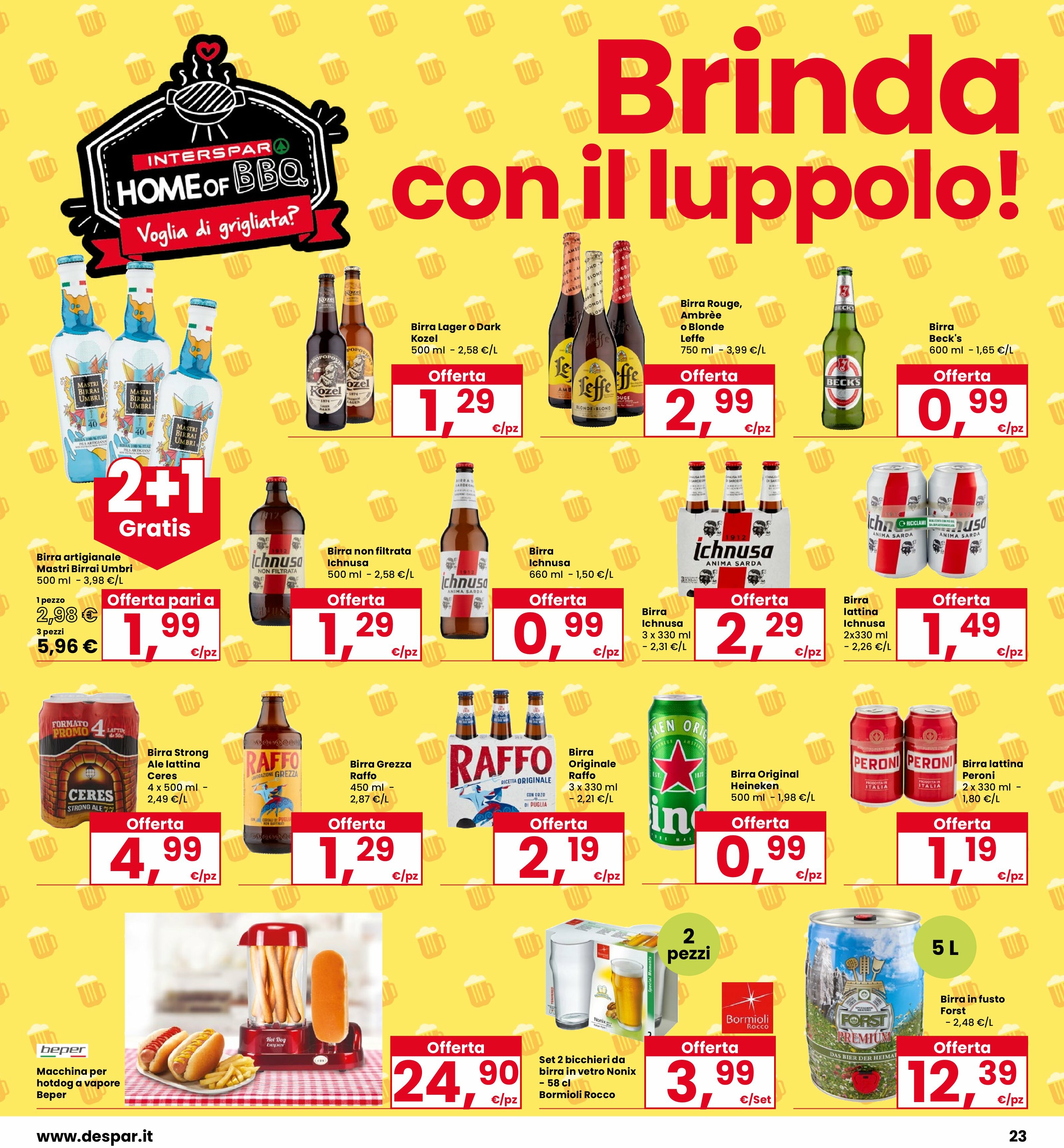 interspar - Volantino INTERSPAR valido dal 14/08 al 27/08 - page: 23 interspar - Volantino INTERSPAR valido dal 14/08 al 27/08 - page: 23