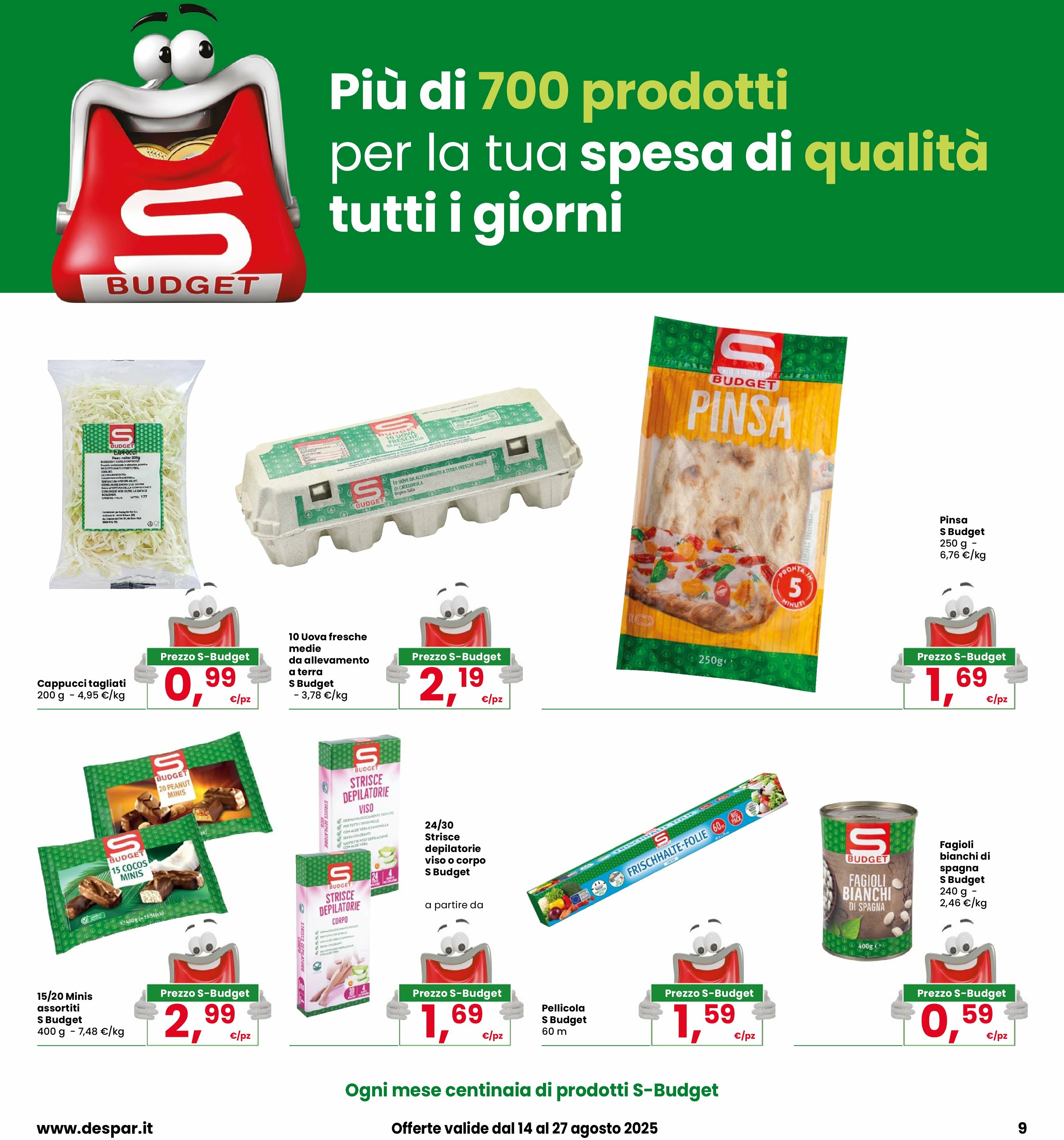 interspar - Volantino INTERSPAR valido dal 14/08 al 27/08 - page: 9 interspar - Volantino INTERSPAR valido dal 14/08 al 27/08 - page: 9