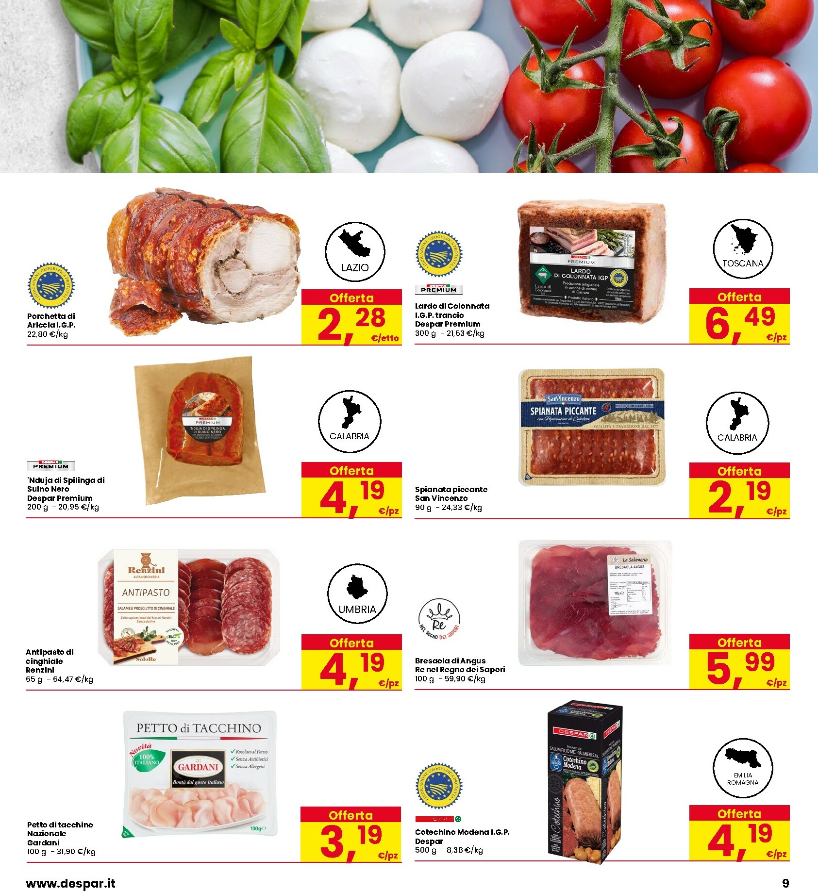 interspar - Volantino INTERSPAR valido dal 06/11 al 19/11 - page: 9